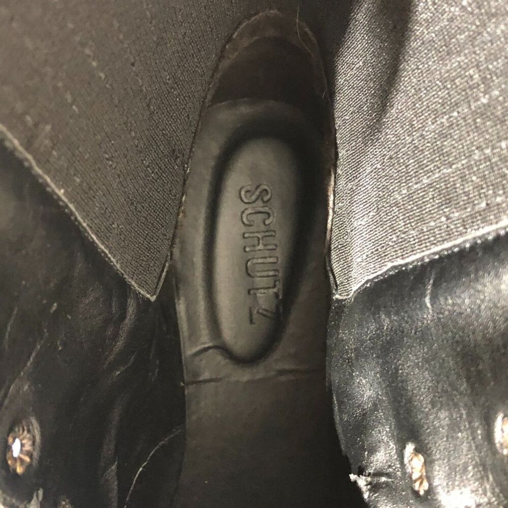 SCHUTZ Schutz black combat boots leather rubber sole sz 40 9 Size US 9 / IT 39 - 6 Thumbnail