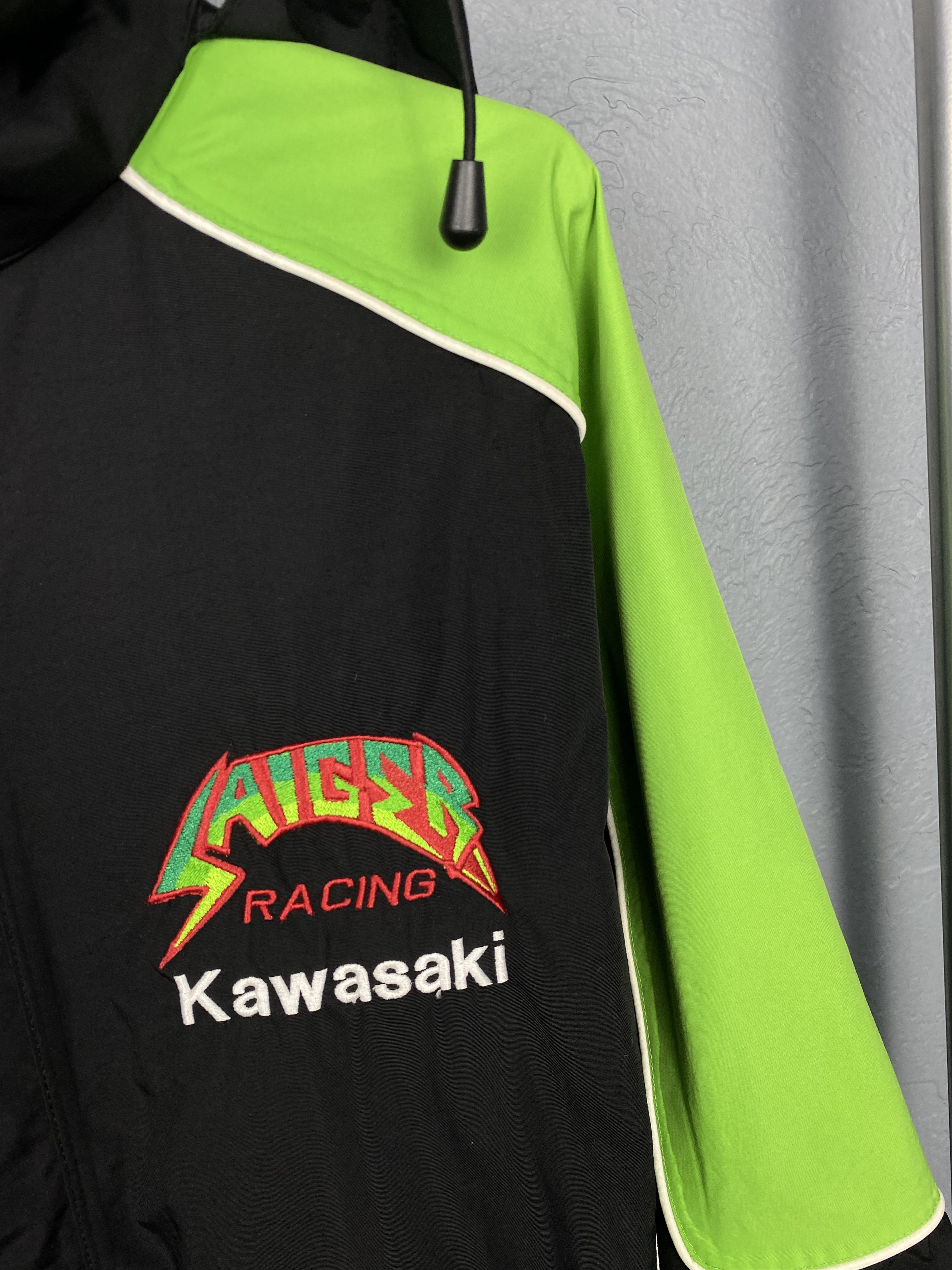 Japanese Brand Kawasaki Team Vintage Japanese Saiger Moto Racing Jacket Y2K Size US L / EU 52-54 / 3 - 3 Thumbnail