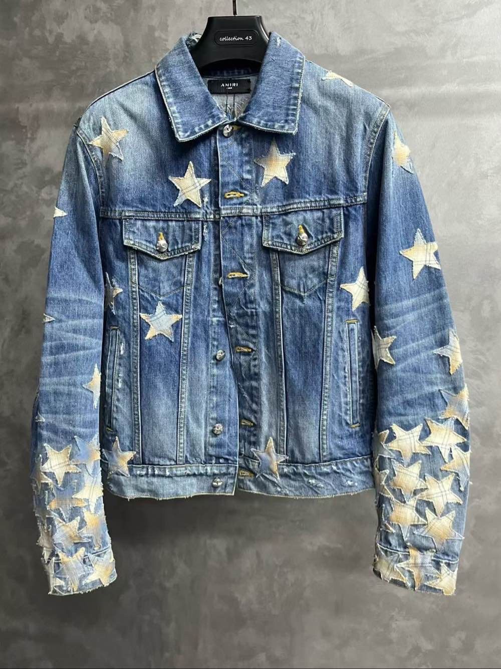 Amiri AMIRI Star Patch Denim Jacket Size L Size US L / EU 52-54 / 3 - 1 Thumbnail