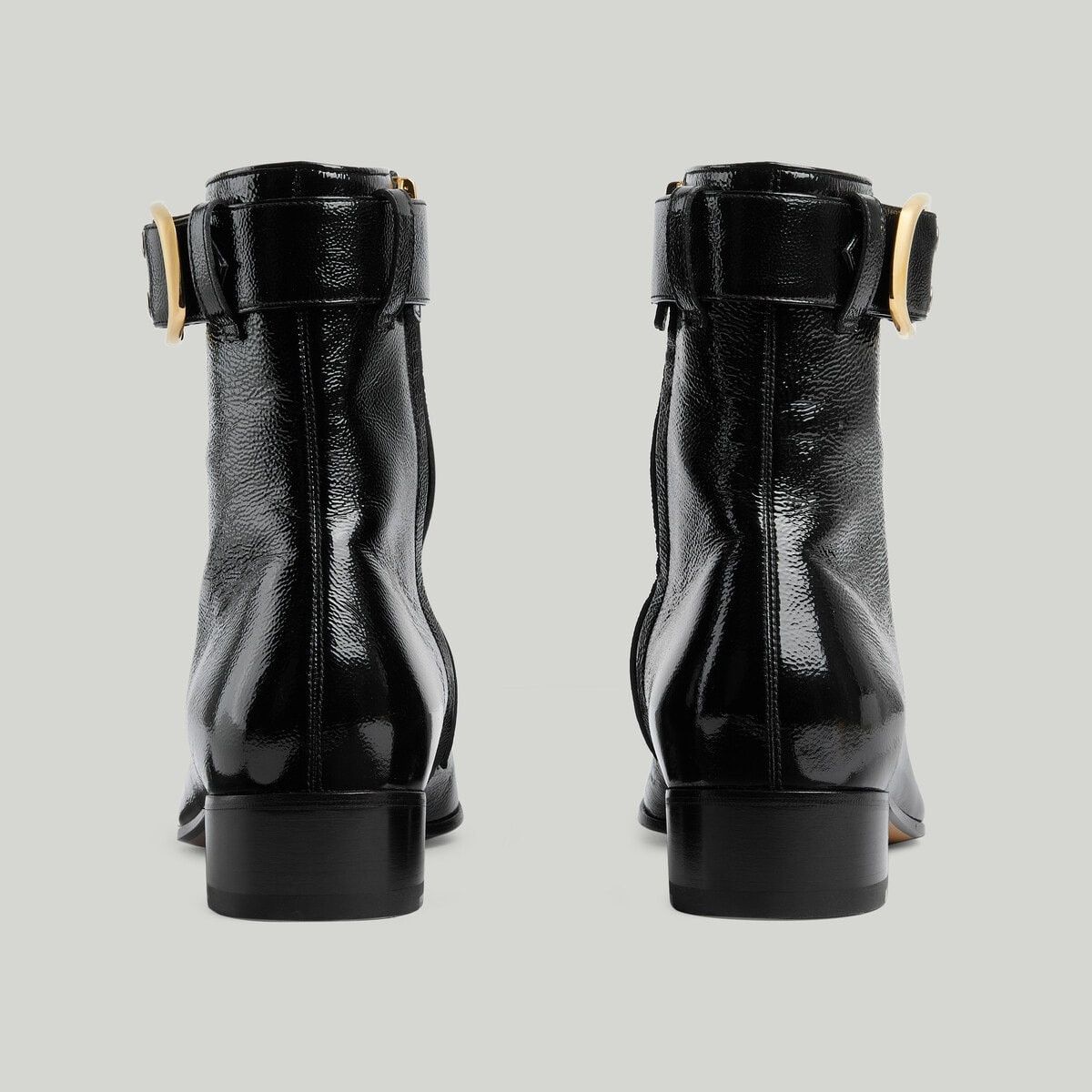 Gucci o1s1wg111025 Boots With Buckle in Black Size US 12.5 / EU 45-46 - 5 Thumbnail