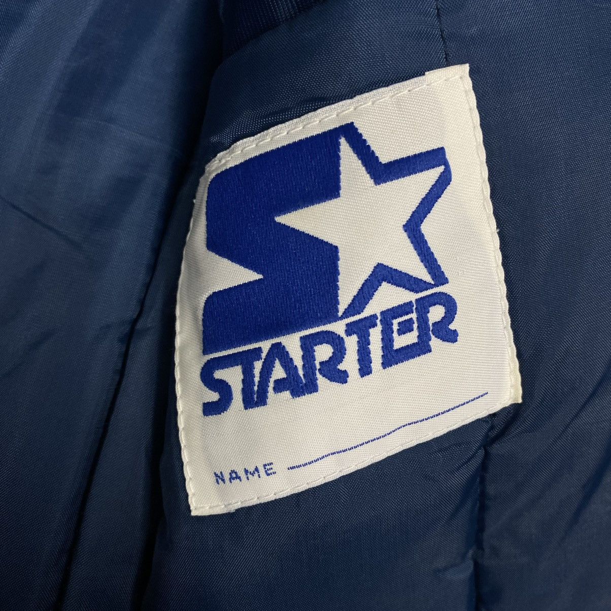 Starter 🔥VINTAGE SATIN BOMBER JACKET MLB NEW YORK STARTER BIG LOGO Size US M / EU 48-50 / 2 - 22 Thumbnail