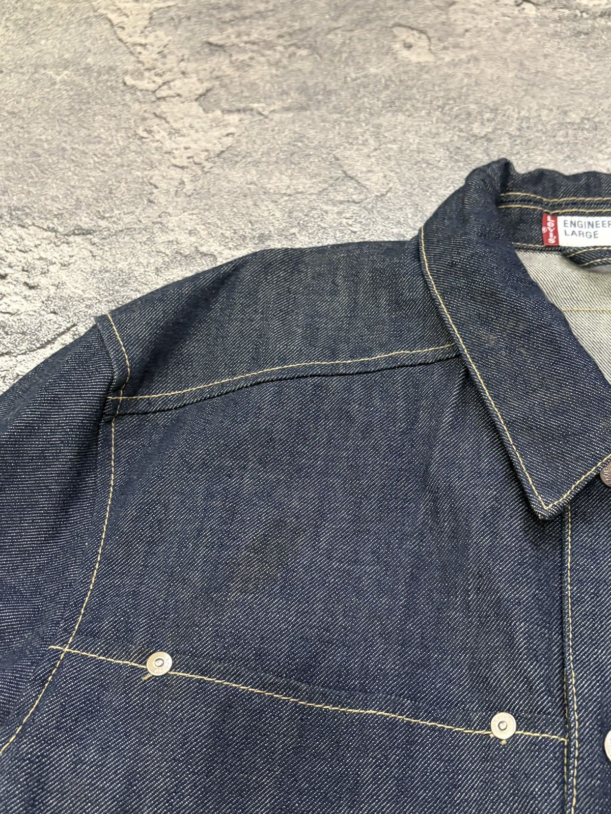 Levi's Levi’s Engineered Jeans Denim Jacket Dark Indigo L Size US L / EU 52-54 / 3 - 9 Thumbnail