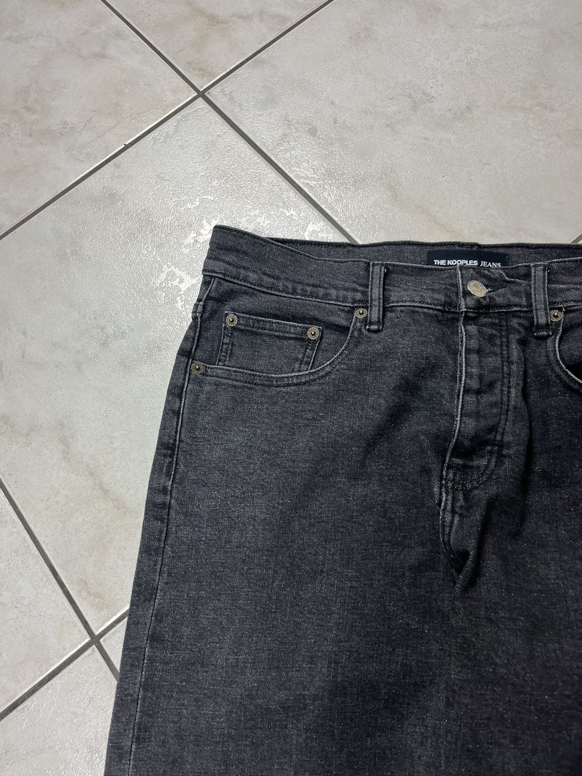 Designer × The Kooples The Kooples Paris slim jeans faded pants washed heather goth Size US 31 - 6 Thumbnail