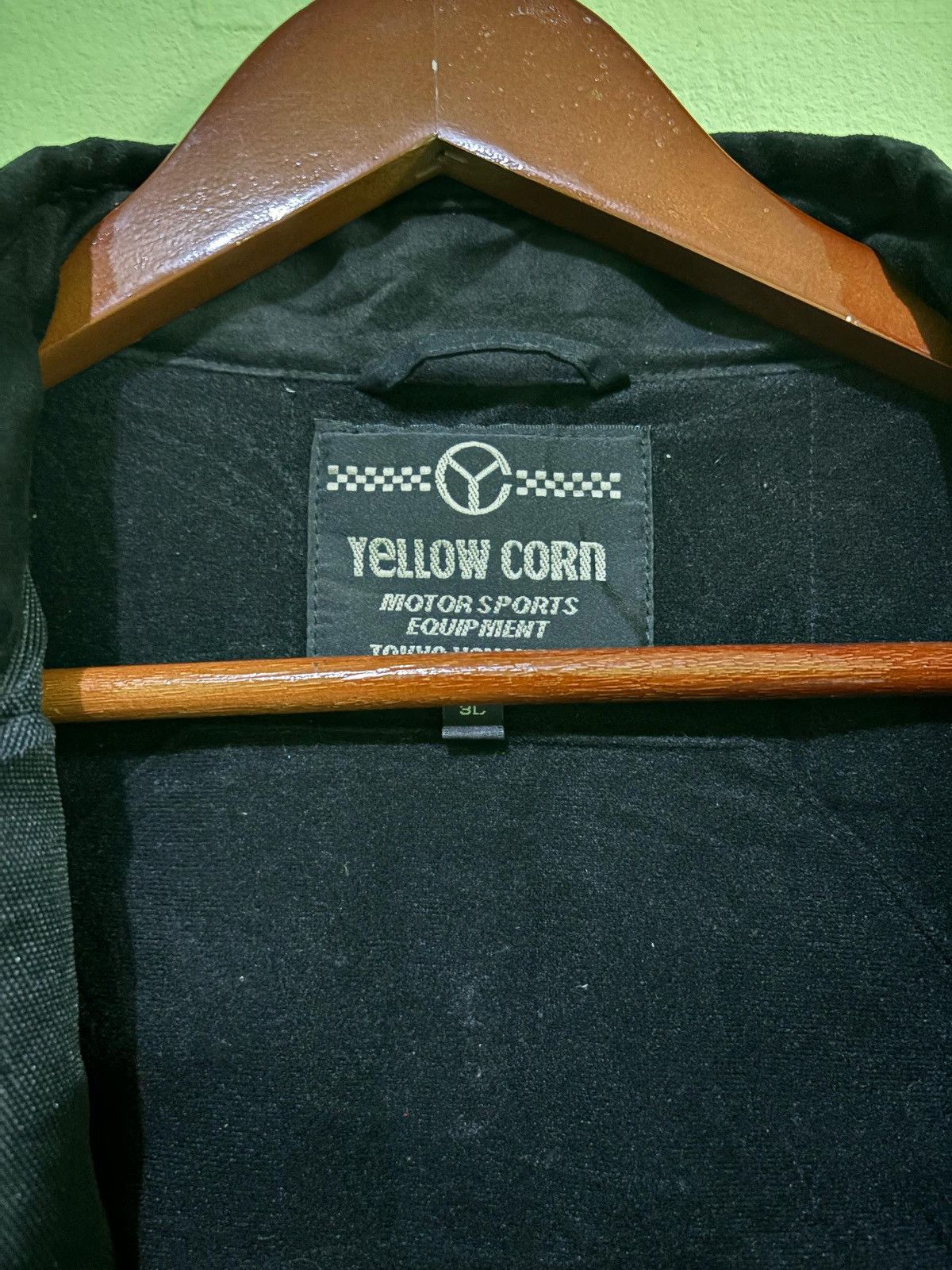 Vintage Yellow Corn Leather Jacket Highway Magician Japan