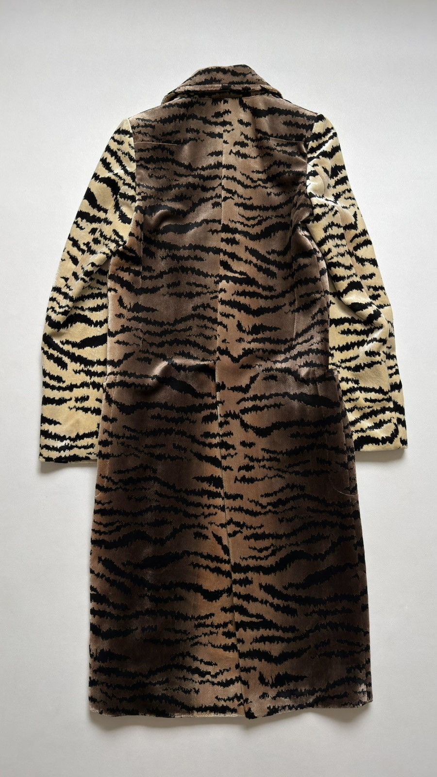 Haider Ackermann Tiger Stripe Velvet Overcoat Size S / US 4 / IT 40 - 12 Thumbnail