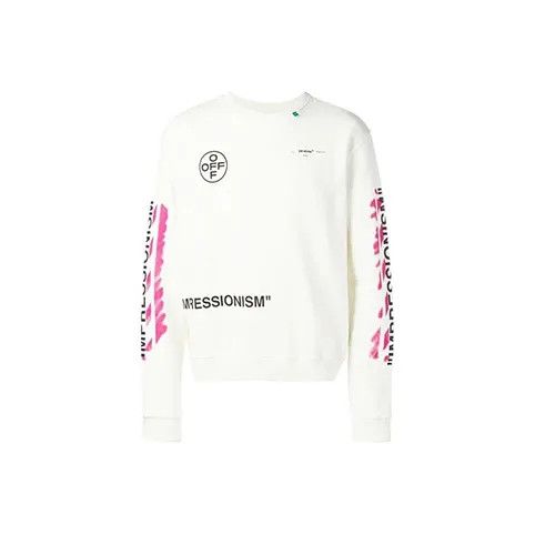 Off-White OFF-WHITE Logo Printed Long Sleeve Sweatshirt 0079 Size US S / EU 44-46 / 1 - 1 Thumbnail