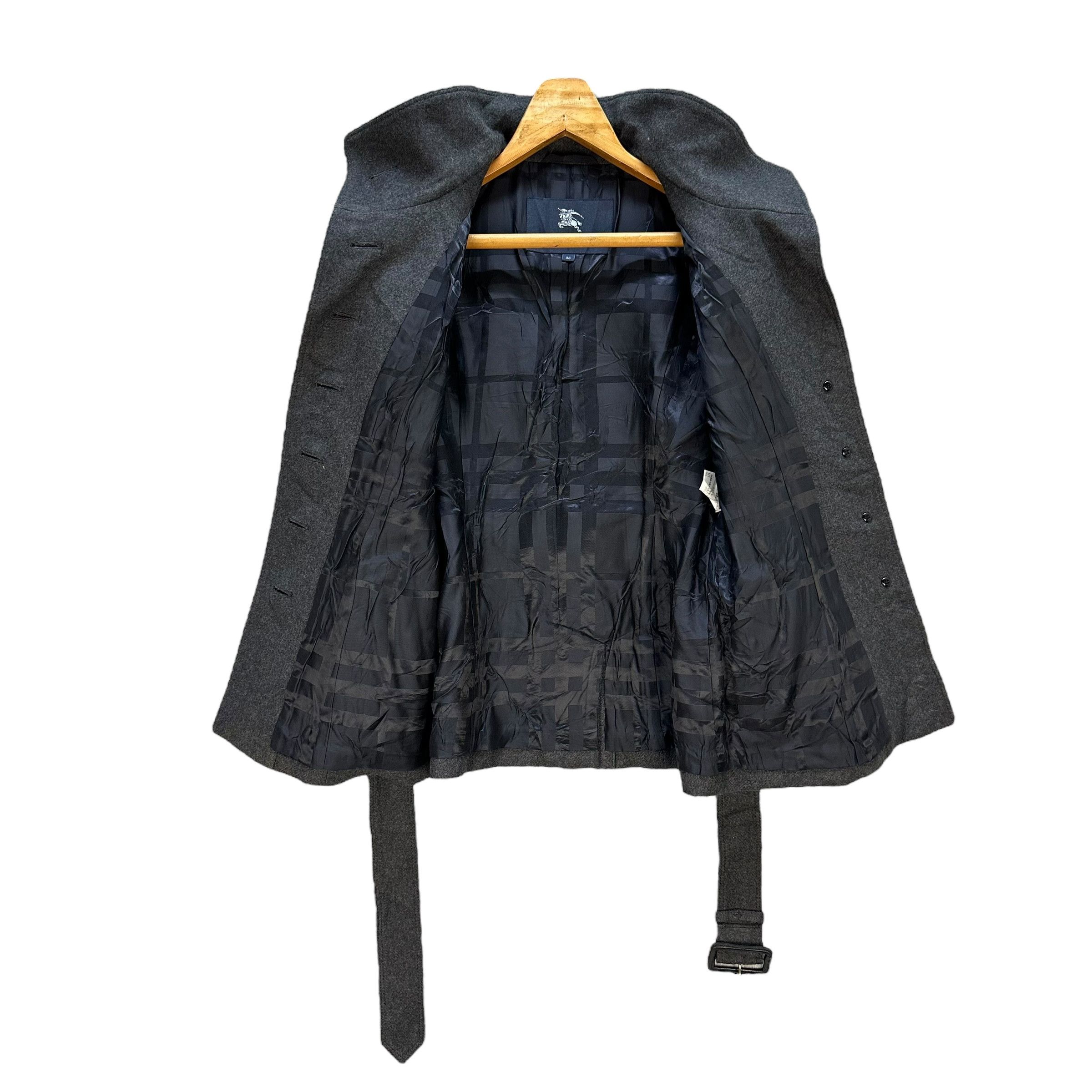 Burberry BURBERRY LONDON Wool Belted Coat Jacket #A69-1666 Size S / US 4 / IT 40 - 11 Thumbnail