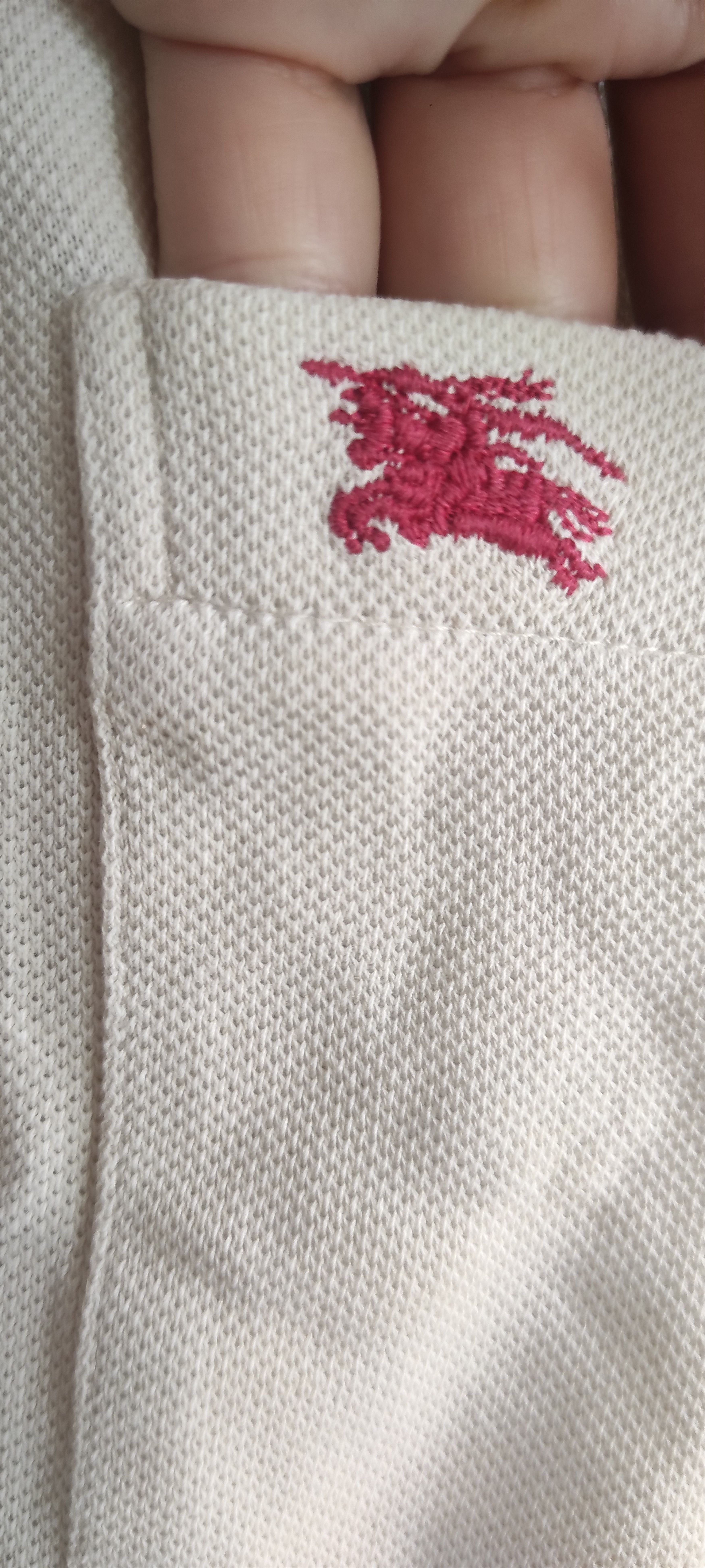 Burberry × Vintage VTG Burberry London Nova Check Polo Beige Tee Shirt Size US L / EU 52-54 / 3 - 6 Thumbnail