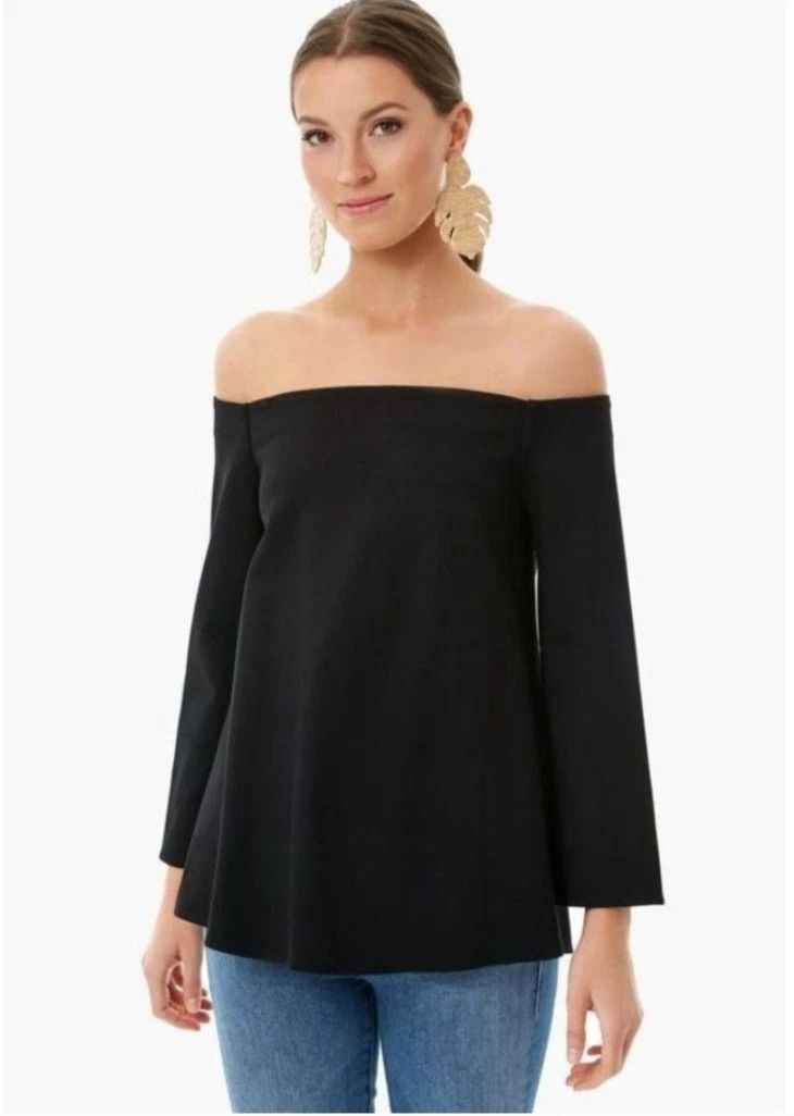 Vacation Tuckernuck Blouse Miranda Off Shoulder 3/4 Sleeve Pullover Size M / US 6-8 / IT 42-44 - 1 Thumbnail
