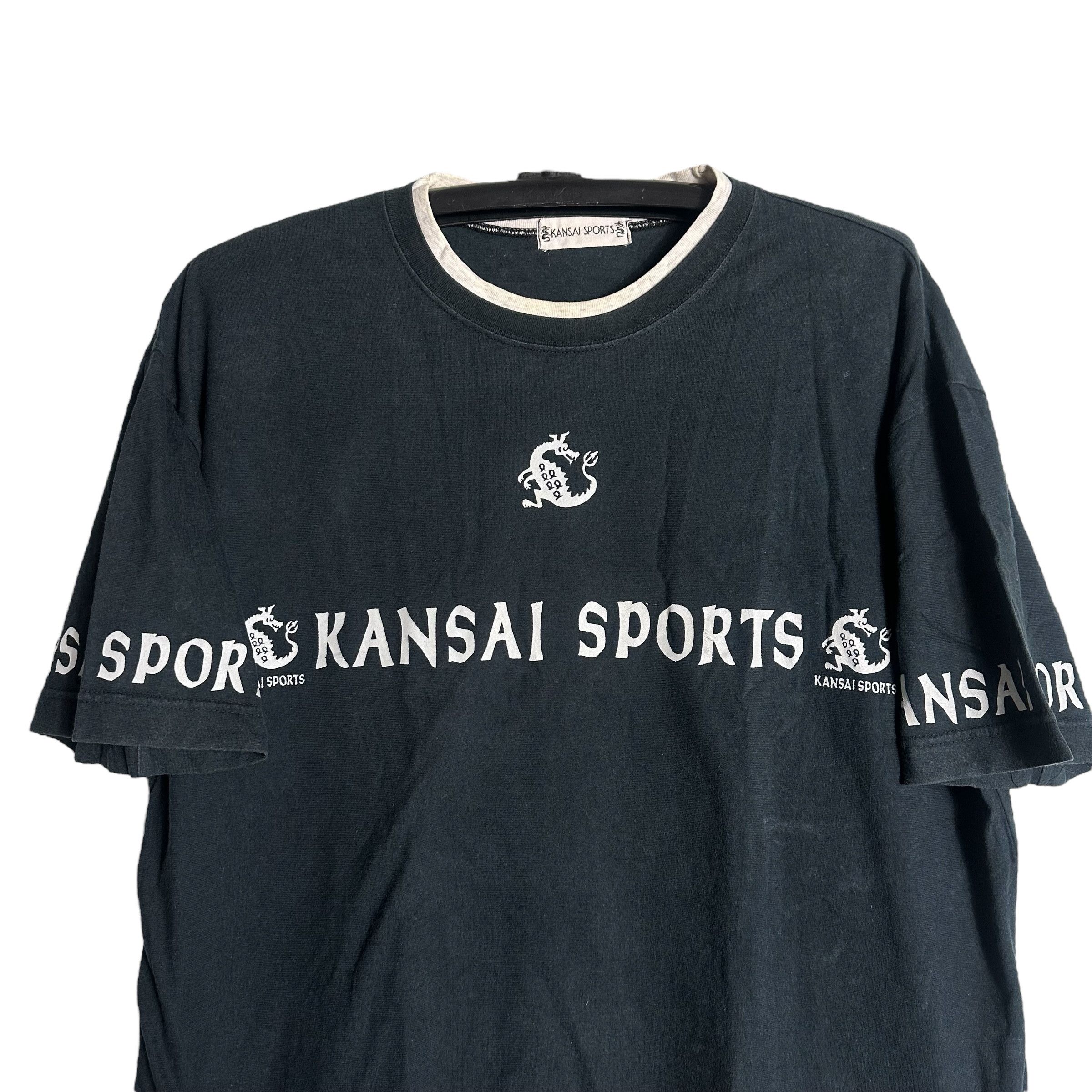Kansai Yamamoto 🔥RARE🔥Vintage Kansai Sports Dragon Kansai Yamamoto T-shirt Size US M / EU 48-50 / 2 - 2 Thumbnail