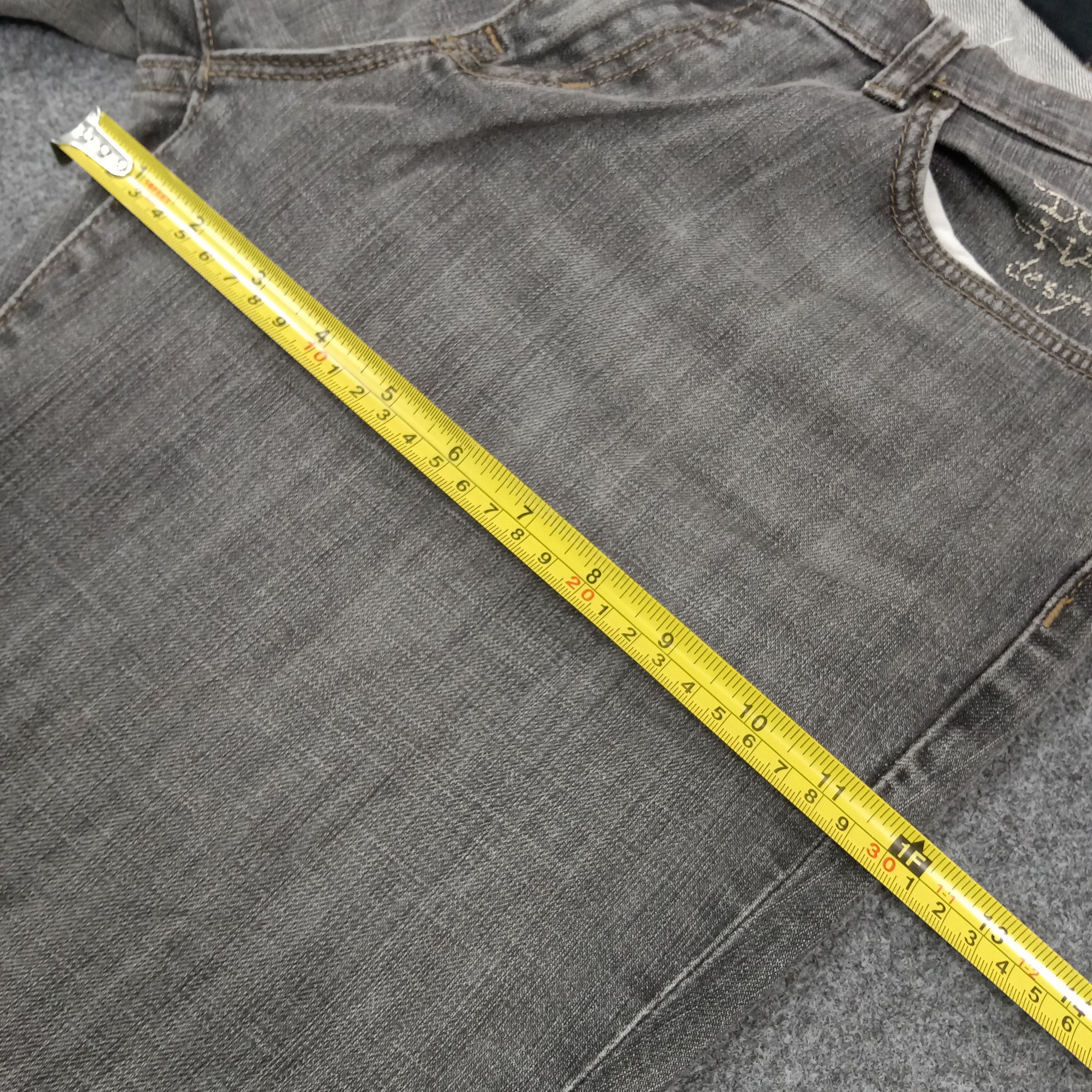 Ed Hardy Ed Hardy American Super Low Rise Denim Jeans C280N22 Size 34" / US 12 / IT 48 - 10 Thumbnail