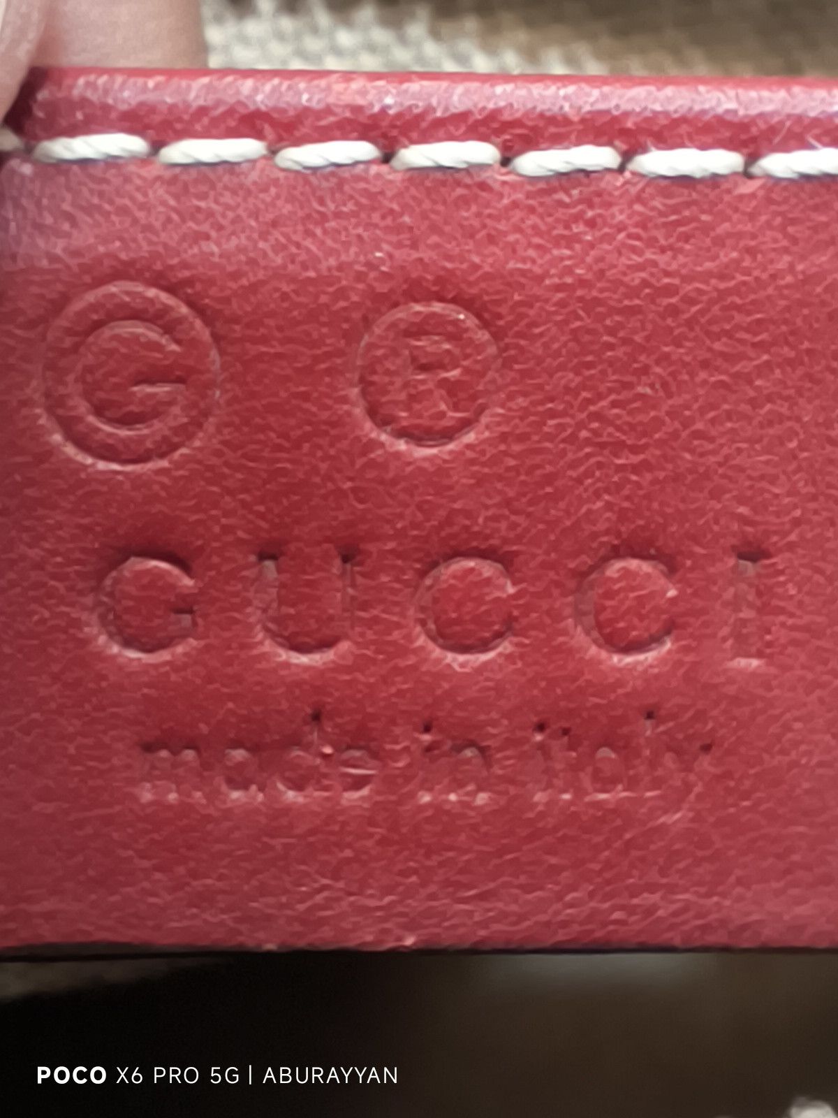 Gucci Red Gucci Microguccissima Bree Crossbody Bag Size ONE SIZE - 8 Thumbnail