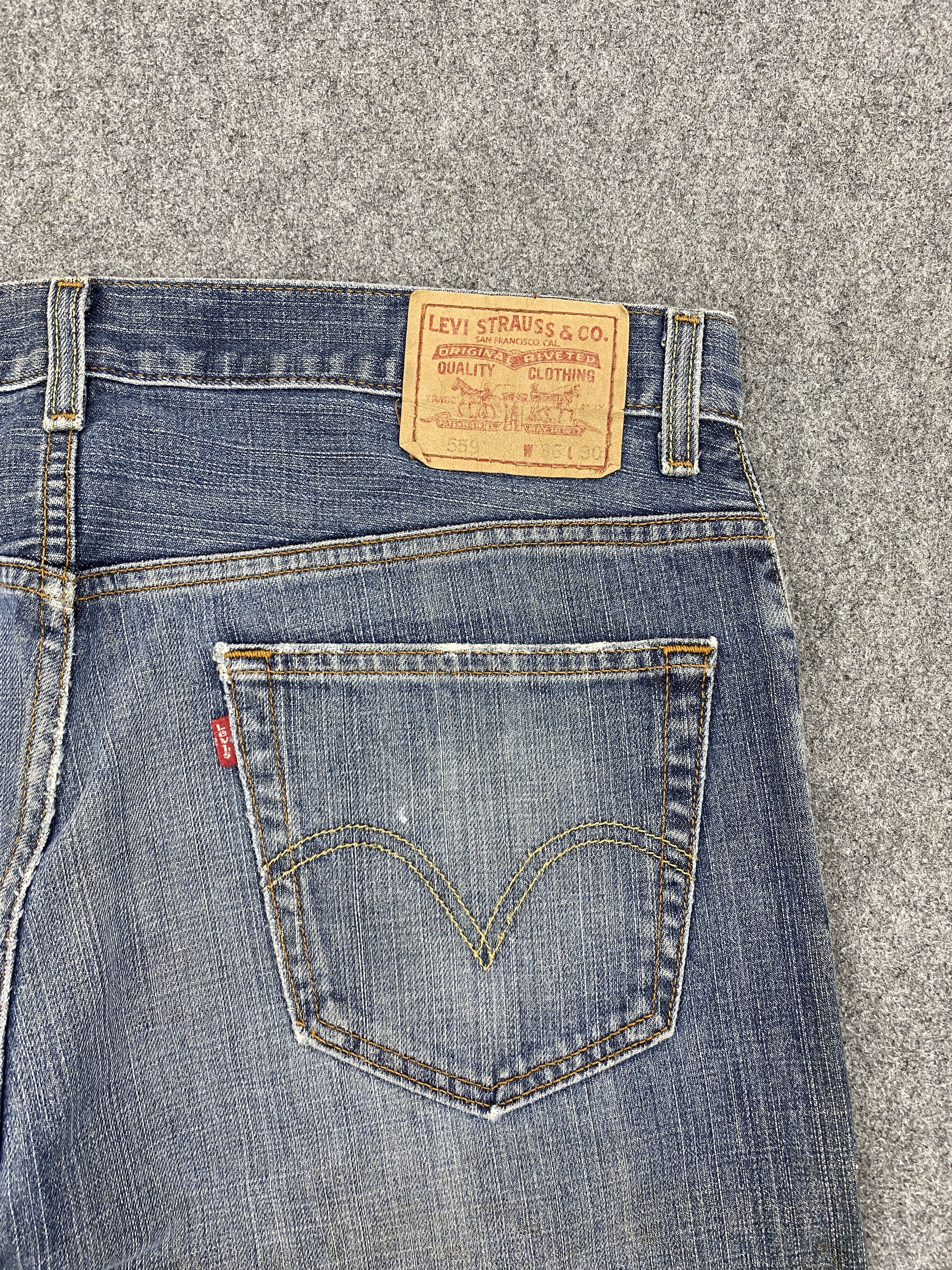 Levi's × Vintage Vintage Levis 559 Relaxed Fit Jeans Size US 36 / EU 52 - 13 Thumbnail