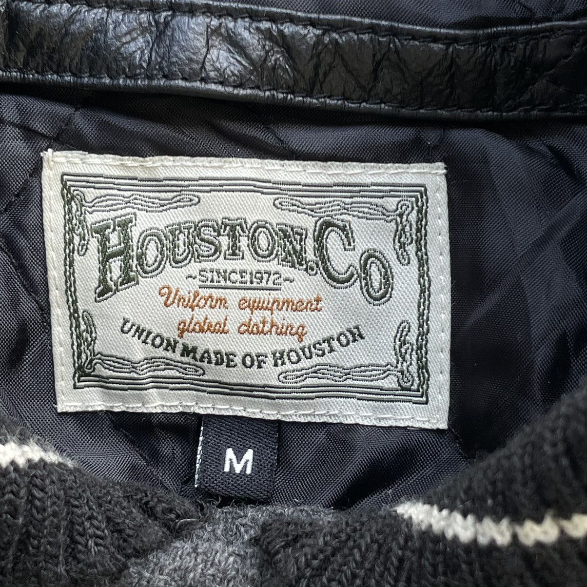 Vintage Houston.Co Varcity Jacket Leather Arm Size US M / EU 48-50 / 2 - 13 Thumbnail