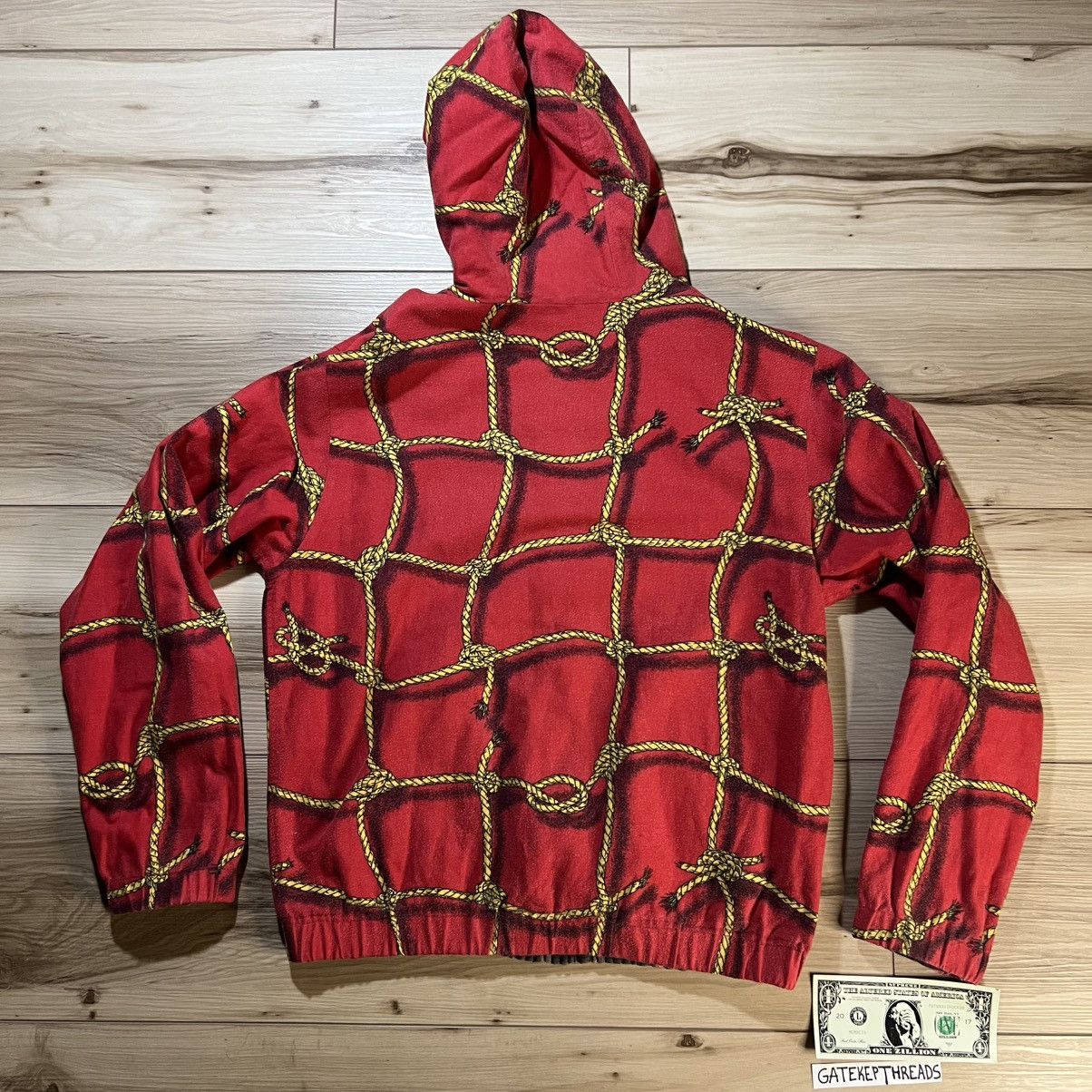 Sasquatchfabrix Sasquatchfabrix AW05 3D Rope Check Reversible Hoodie Size US M / EU 48-50 / 2 - 11 Thumbnail