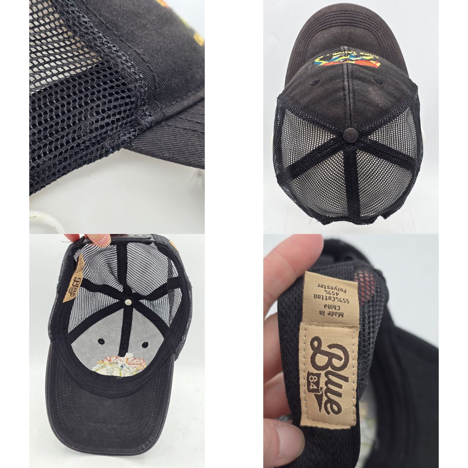 Vintage Bear Lake Tahoe California Hat Black 84 Brand Adult Snapback Baseball Cap Mens Black Bear Lake Tahoe California Hat - BLUE 84 Brand Adult Snapback Cap Size ONE SIZE - 9 Thumbnail