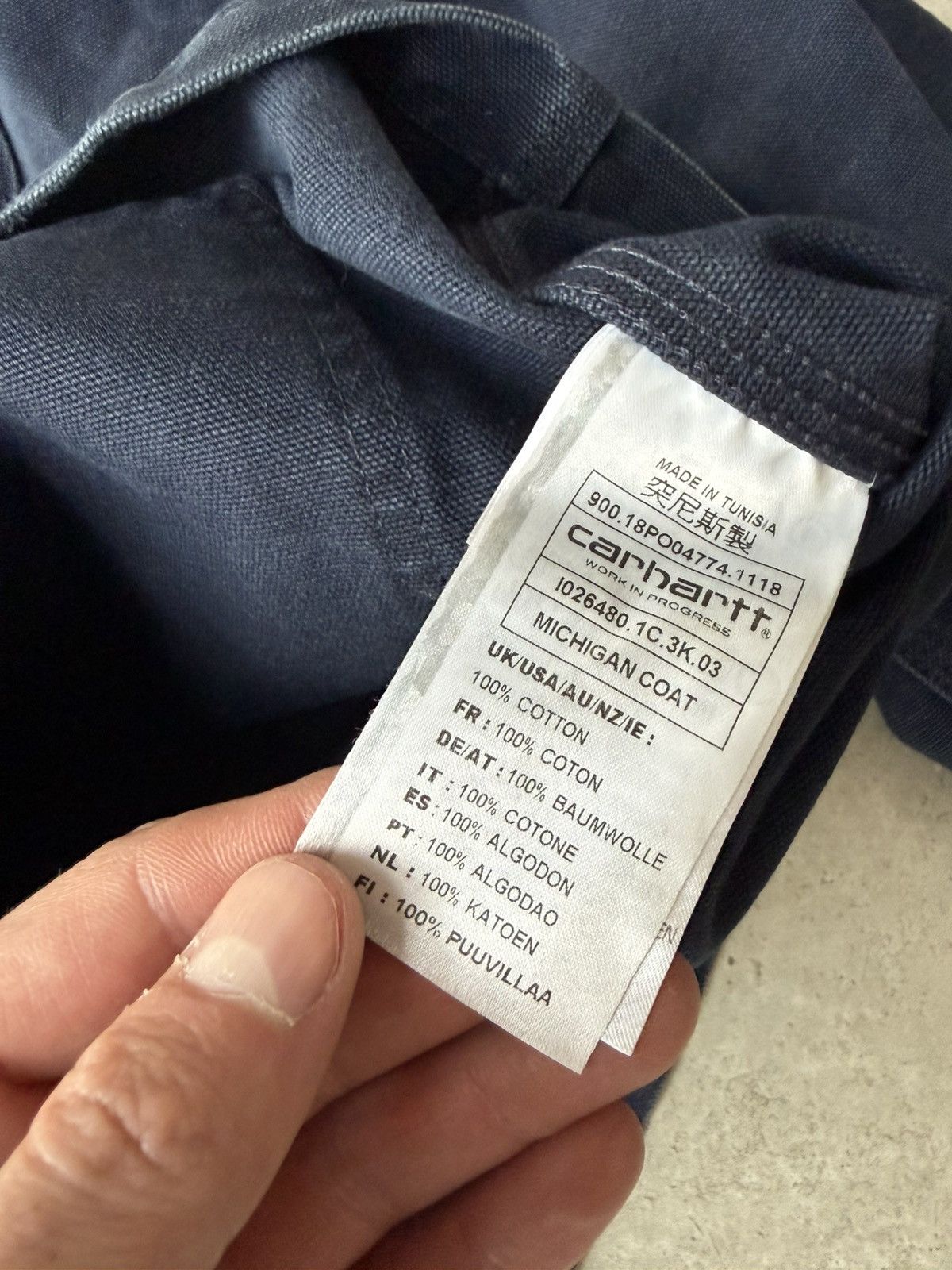 Carhartt Carhartt Wip Michigan Jacket Coat Vintage Black/Grey Size US XL / EU 56 / 4 - 6 Thumbnail