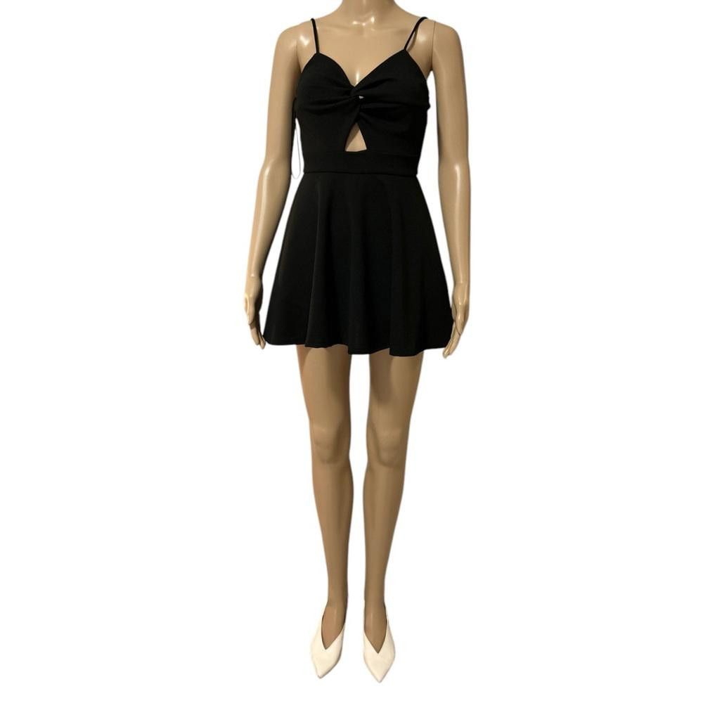 Other Black Sleeveless Dress with Bow Detail Size XS / US 0-2 / IT 36-38 - 1 Thumbnail