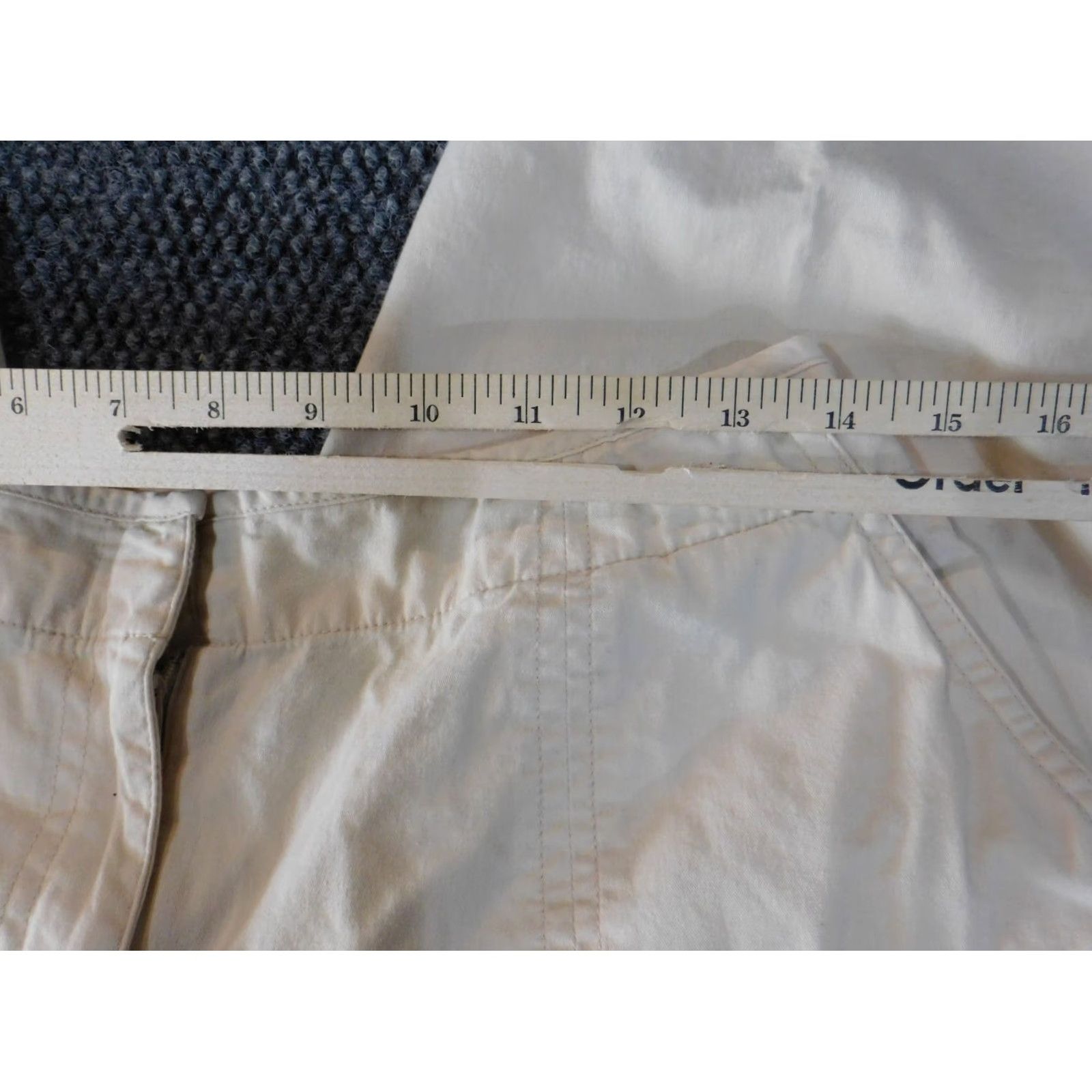 Talbots Talbots Pants 14W Petites Beige Womens Straight Stretch Khaki Pants Women Size 28" / US 6 / IT 42 - 3 Thumbnail