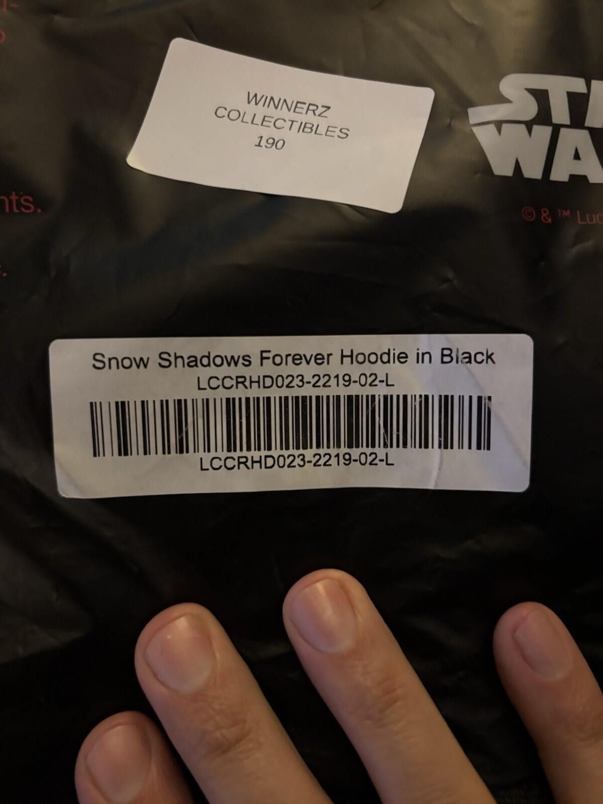 Star Wars Snow Shadows Forever Hoodie Civil Regime Star Wars NWT LRG Size US L / EU 52-54 / 3 - 2 Thumbnail