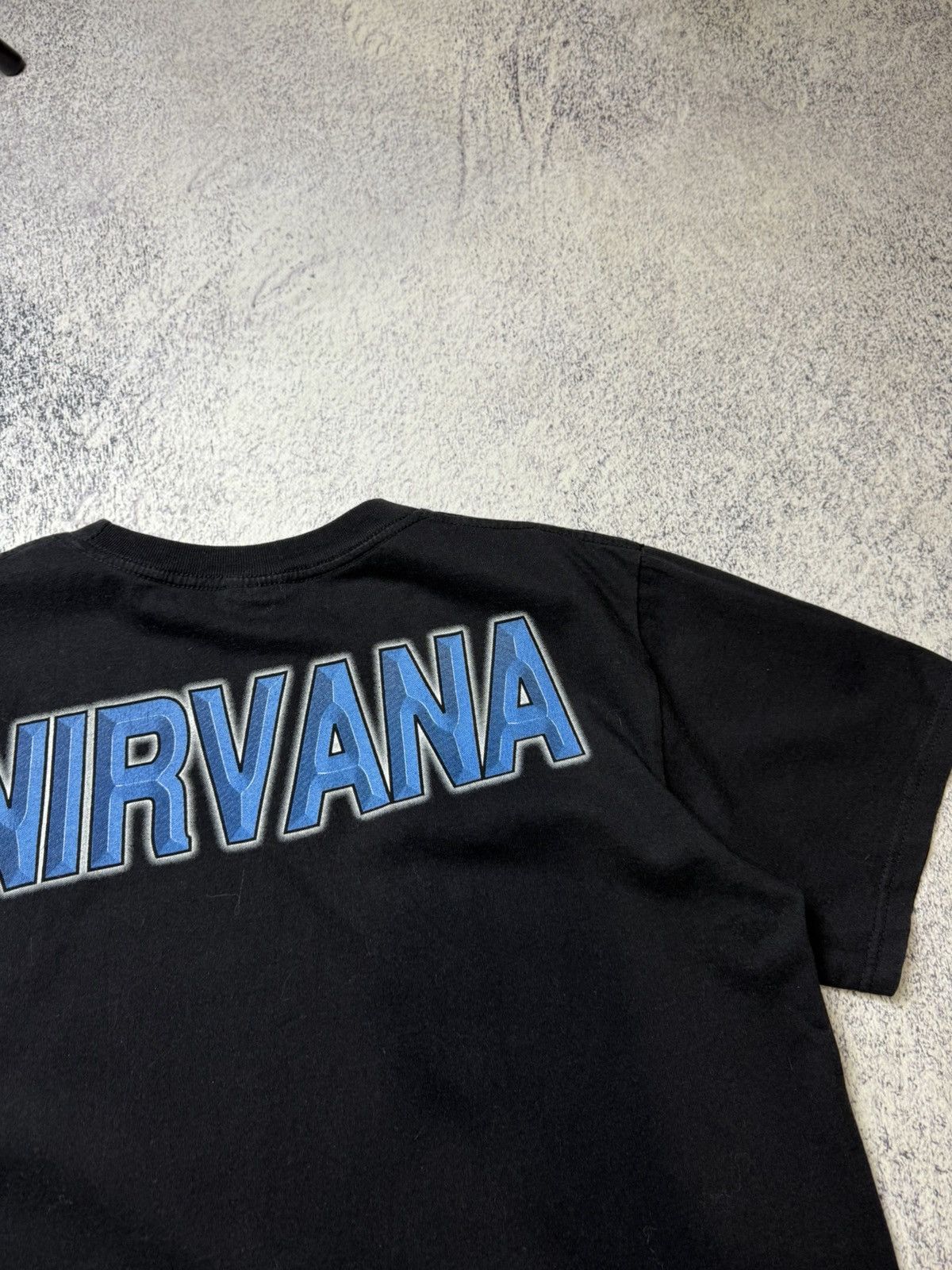 Nirvana Vintage Nirvana Kurt Cobain Black T Shirts Size US L / EU 52-54 / 3 - 21 Thumbnail