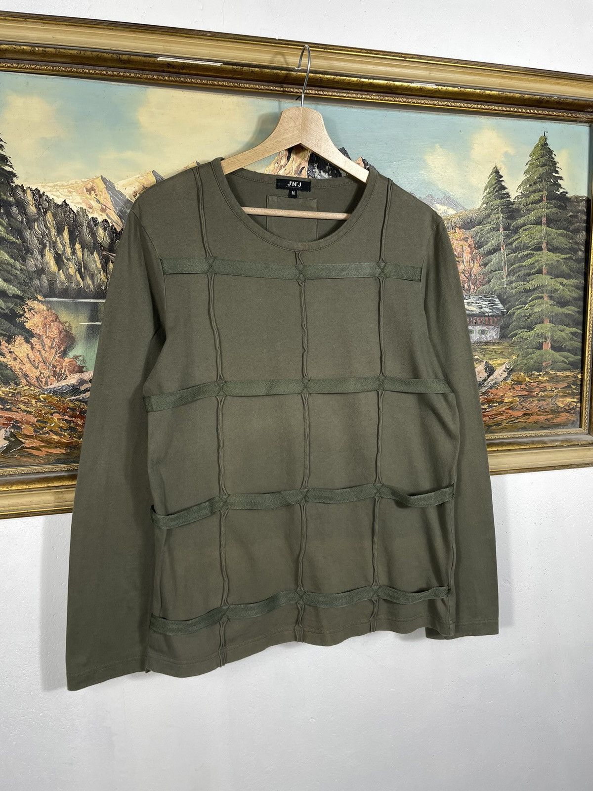 Japanese Brand Vintage Y2k Avant Garde Longsleeve Bondage Parachute Cyber Size US M / EU 48-50 / 2 - 2 Thumbnail