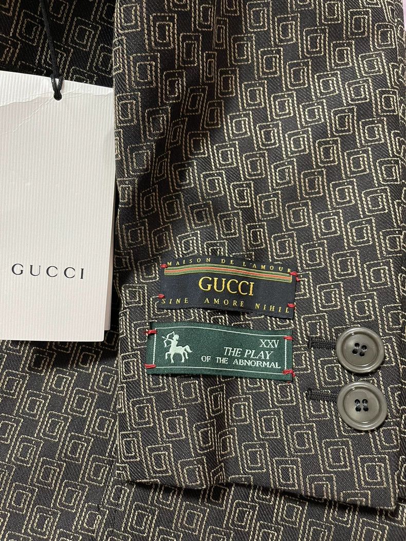 Gucci Gucci New men's laccard wool suit jacket 2502-Nextarrow Size US L / EU 52-54 / 3 - 2 Thumbnail