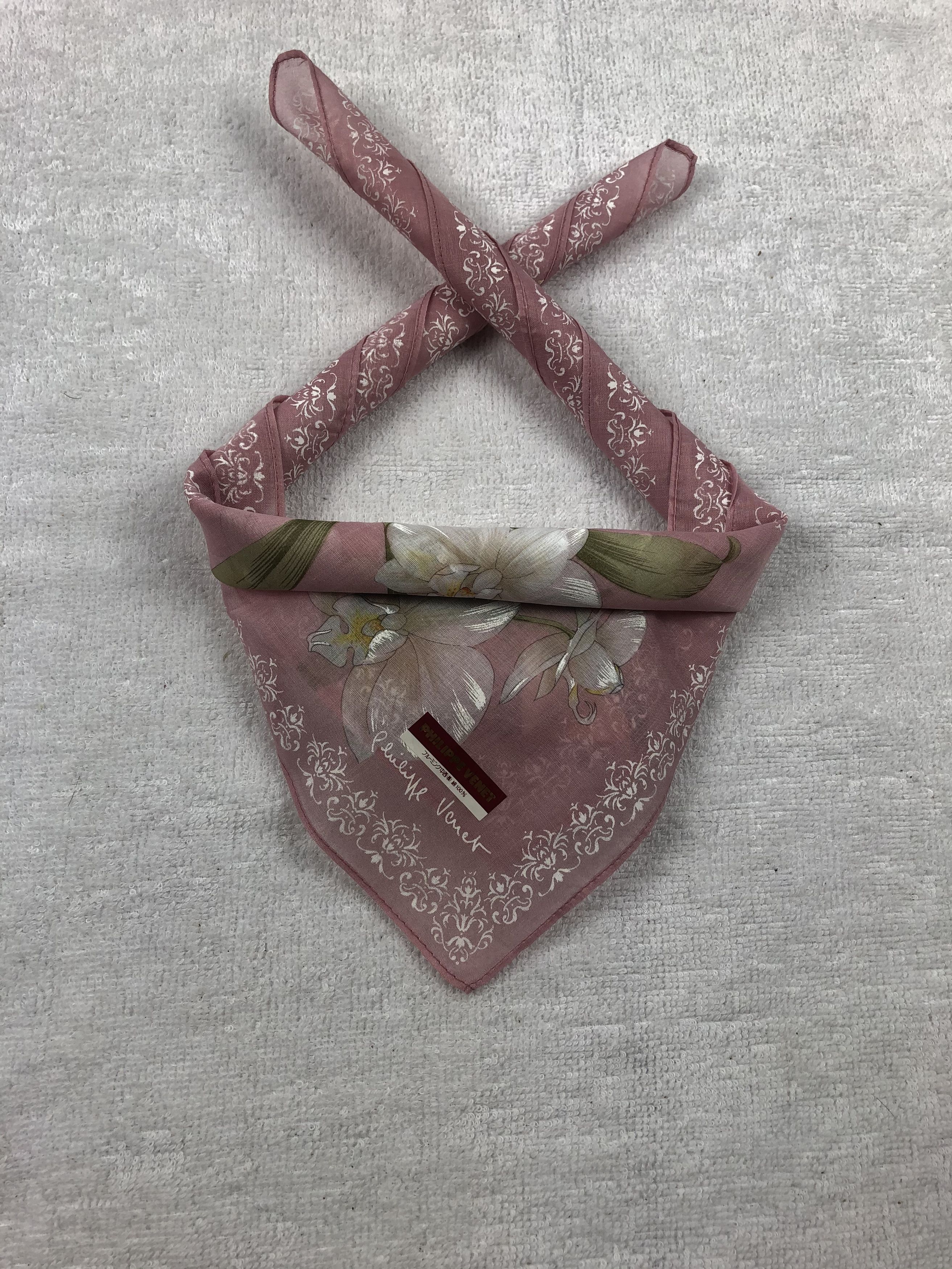 Vintage Philippe Venet Handkerchief / Bandana / Neckerchief Size ONE SIZE - 1 Thumbnail