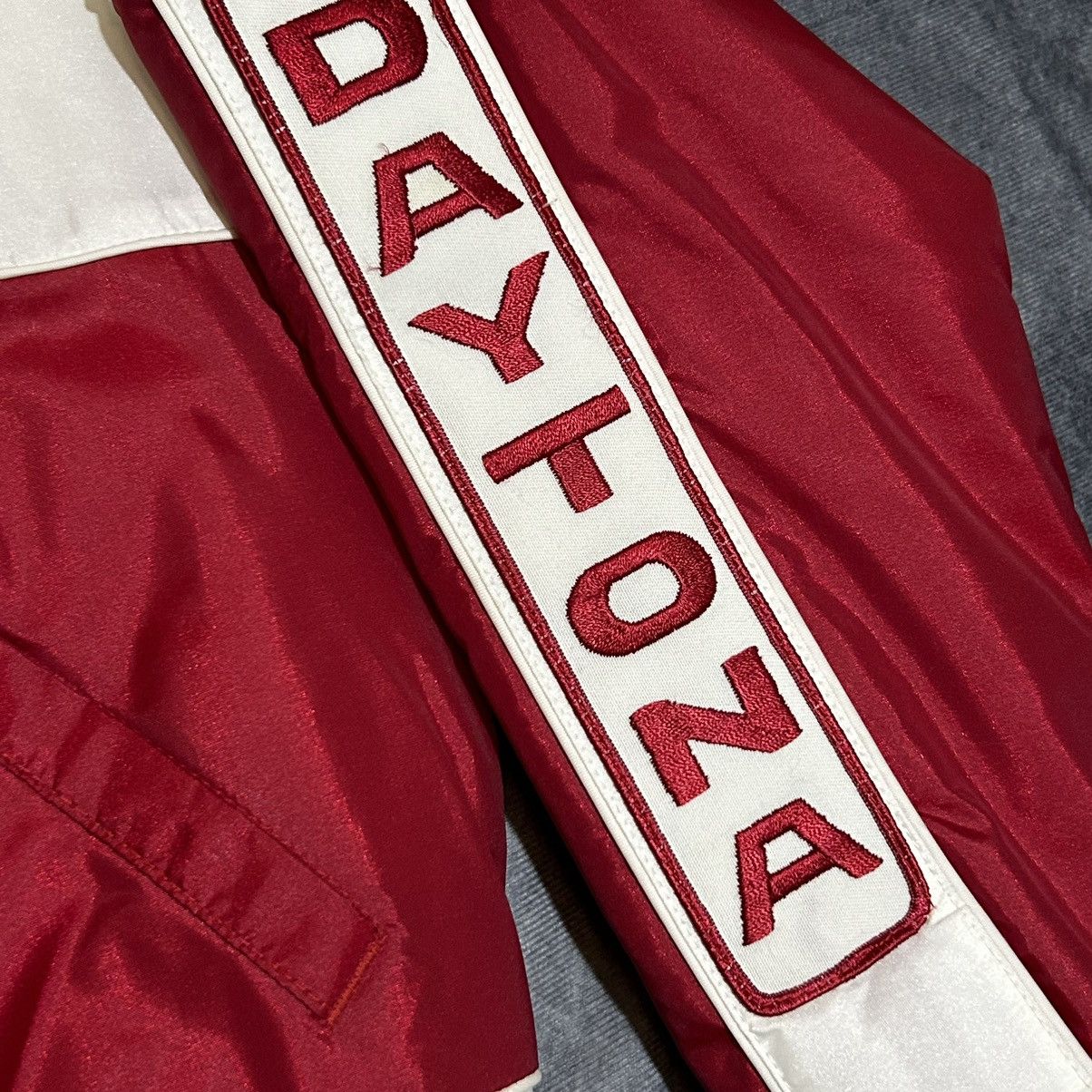NASCAR × Vintage 1980’s Winston Daytona Racing Jacket Red White Size US S / EU 44-46 / 1 - 4 Thumbnail