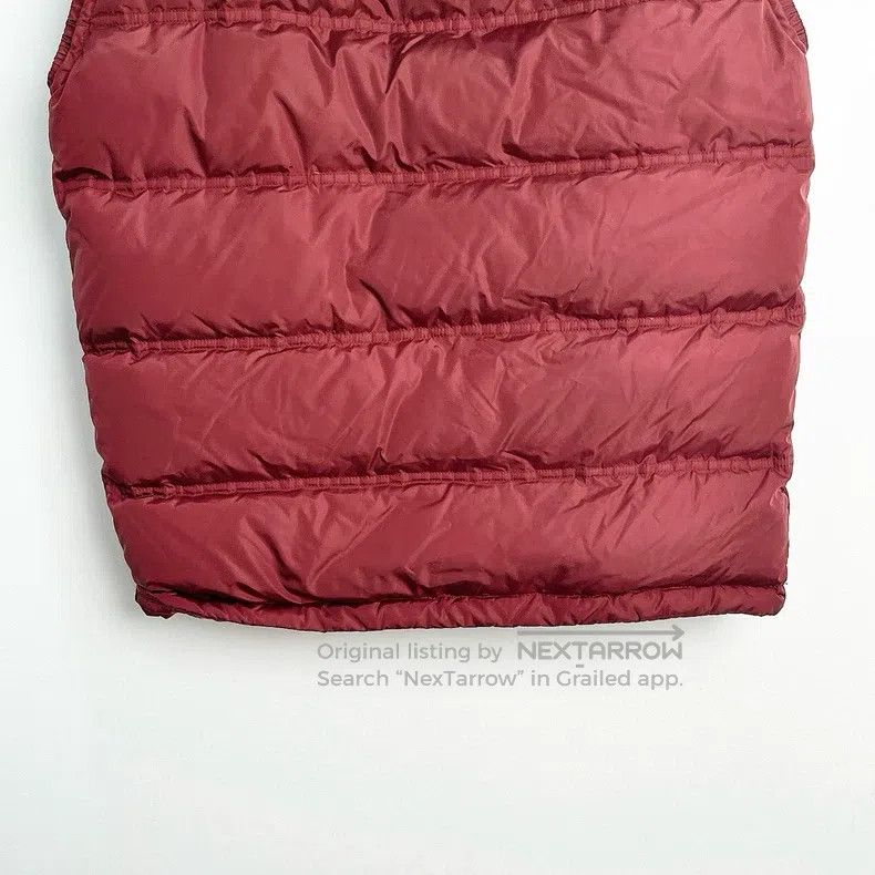 Gucci Gucci Burgundy down hooded vest with leather on the chest Size US S / EU 44-46 / 1 - 6 Thumbnail