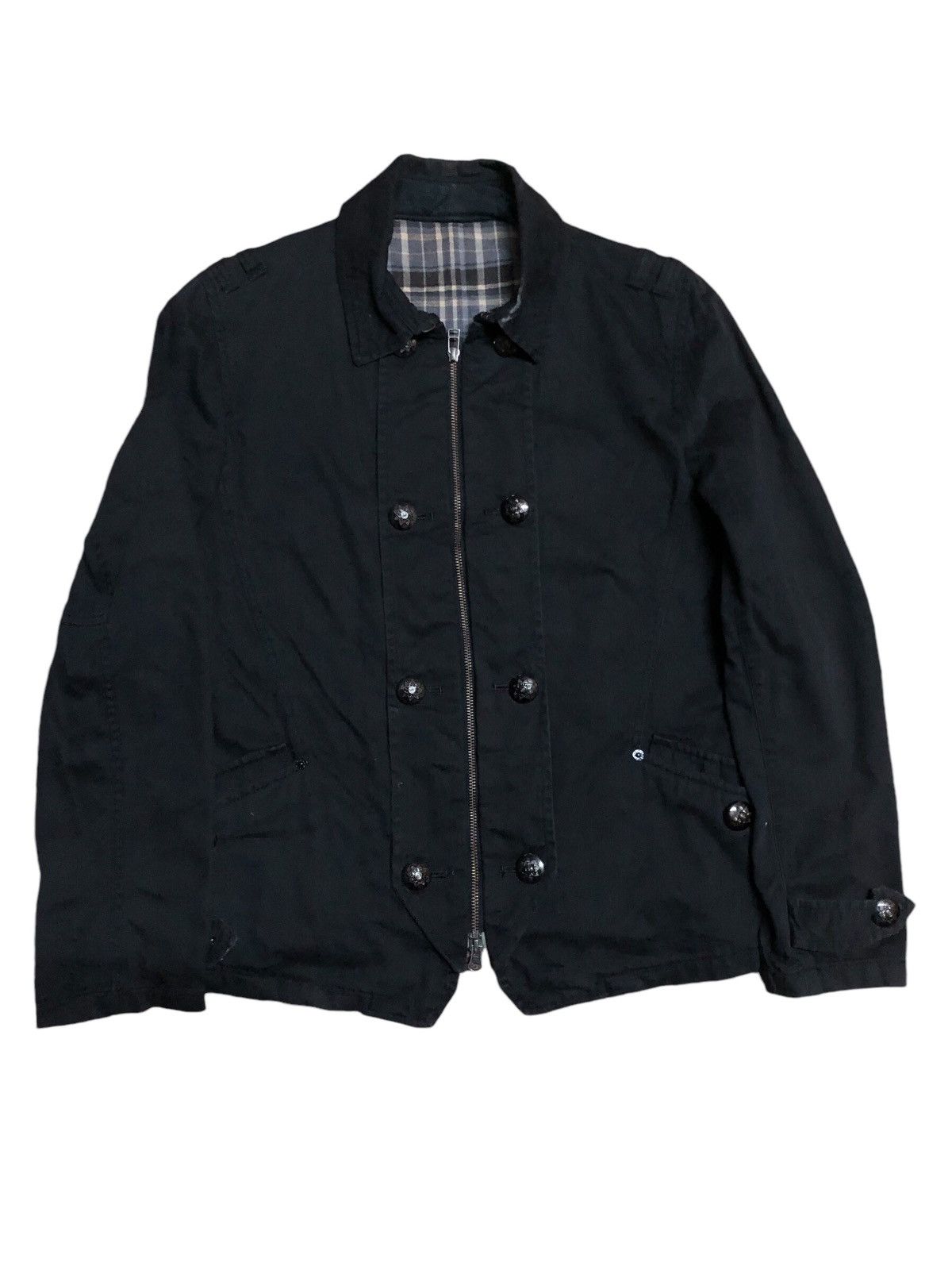 If Six Was Nine × Le Grande Bleu (L.G.B.) × PPFM PPFM double Breast Punk rockabilly Wool Jacket Size US M / EU 48-50 / 2 - 1 Thumbnail