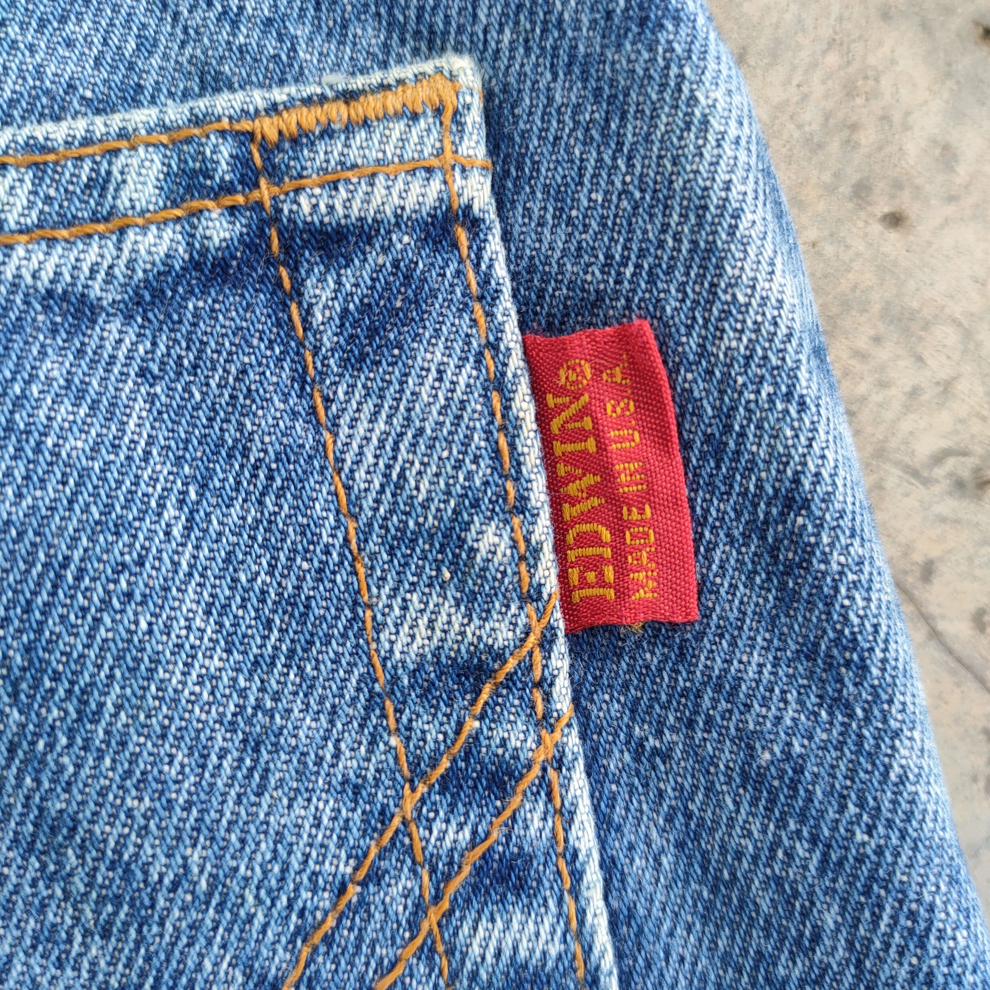 Edwin VINTAGE EDWIN MADE IN USA FADED JEANS DENIM PANTS Size US 32 / EU 48 - 13 Thumbnail