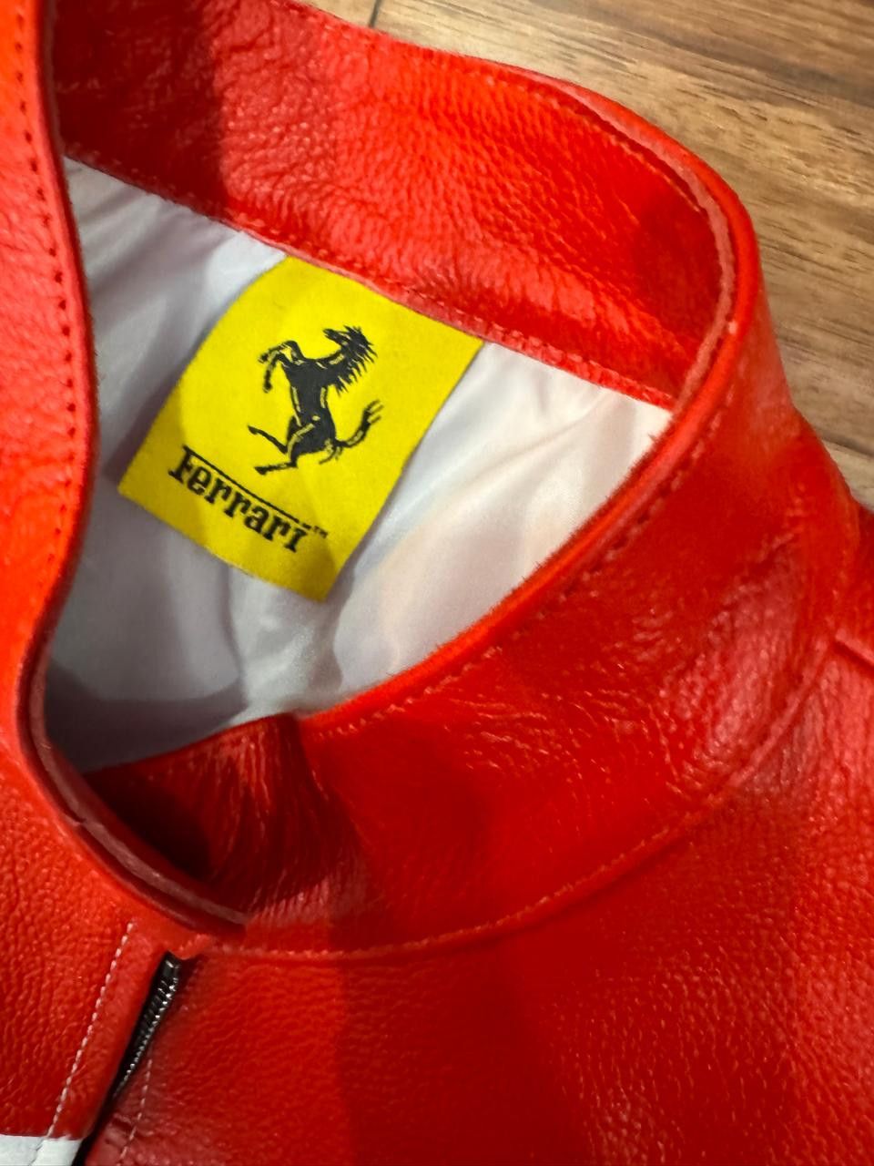 Ferrari × Vintage Vintage Ferrari Leather Jacket Size US L / EU 52-54 / 3 - 4 Thumbnail