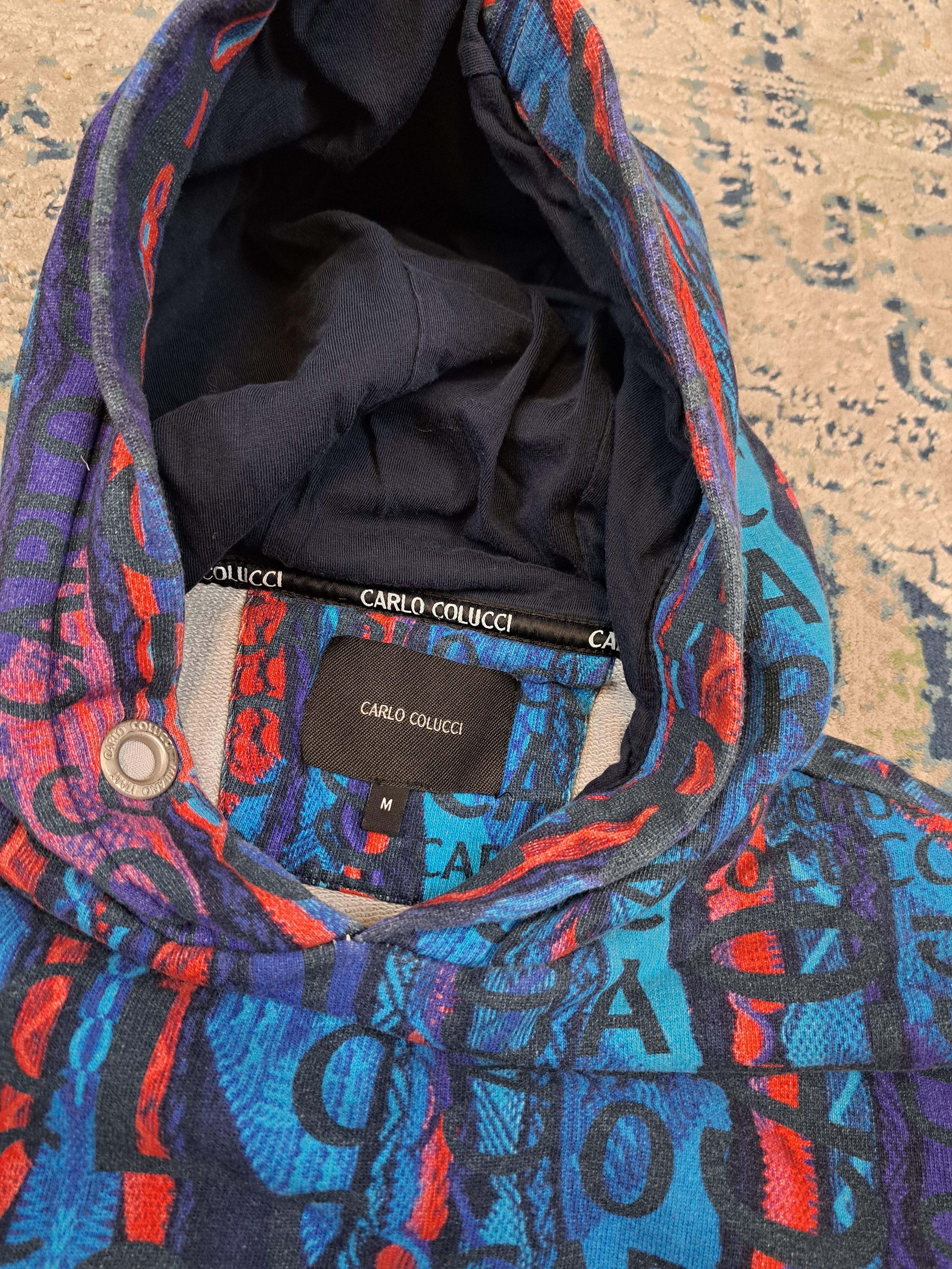 Carlo Colucci Carlo Colucci Multicolor Hoodie Coogi Style Avant Garde Size US M / EU 48-50 / 2 - 5 Thumbnail