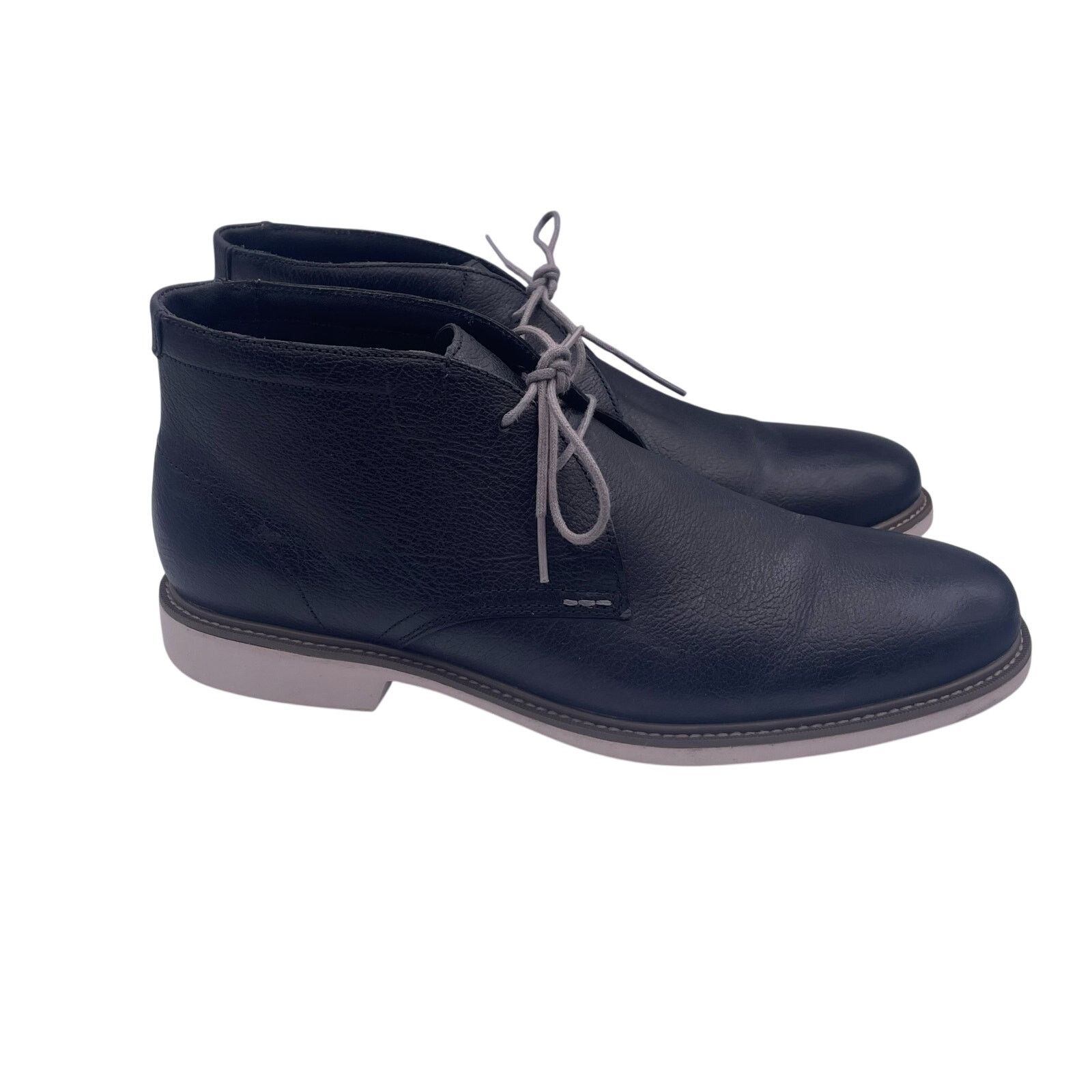 Cole Haan Cole Haan Grand OS Chukka Leather Boots Black Light Ankle Size US 10.5 / EU 43-44 - 3 Thumbnail