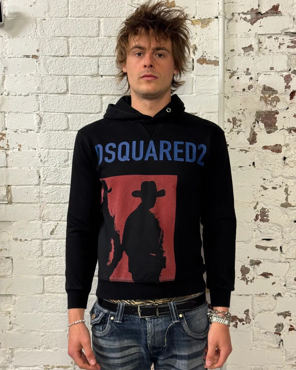 Dsquared2 AW2018 Dsquared2 Black Human Shadow Hoodie Size US S / EU 44-46 / 1 - 2 Thumbnail