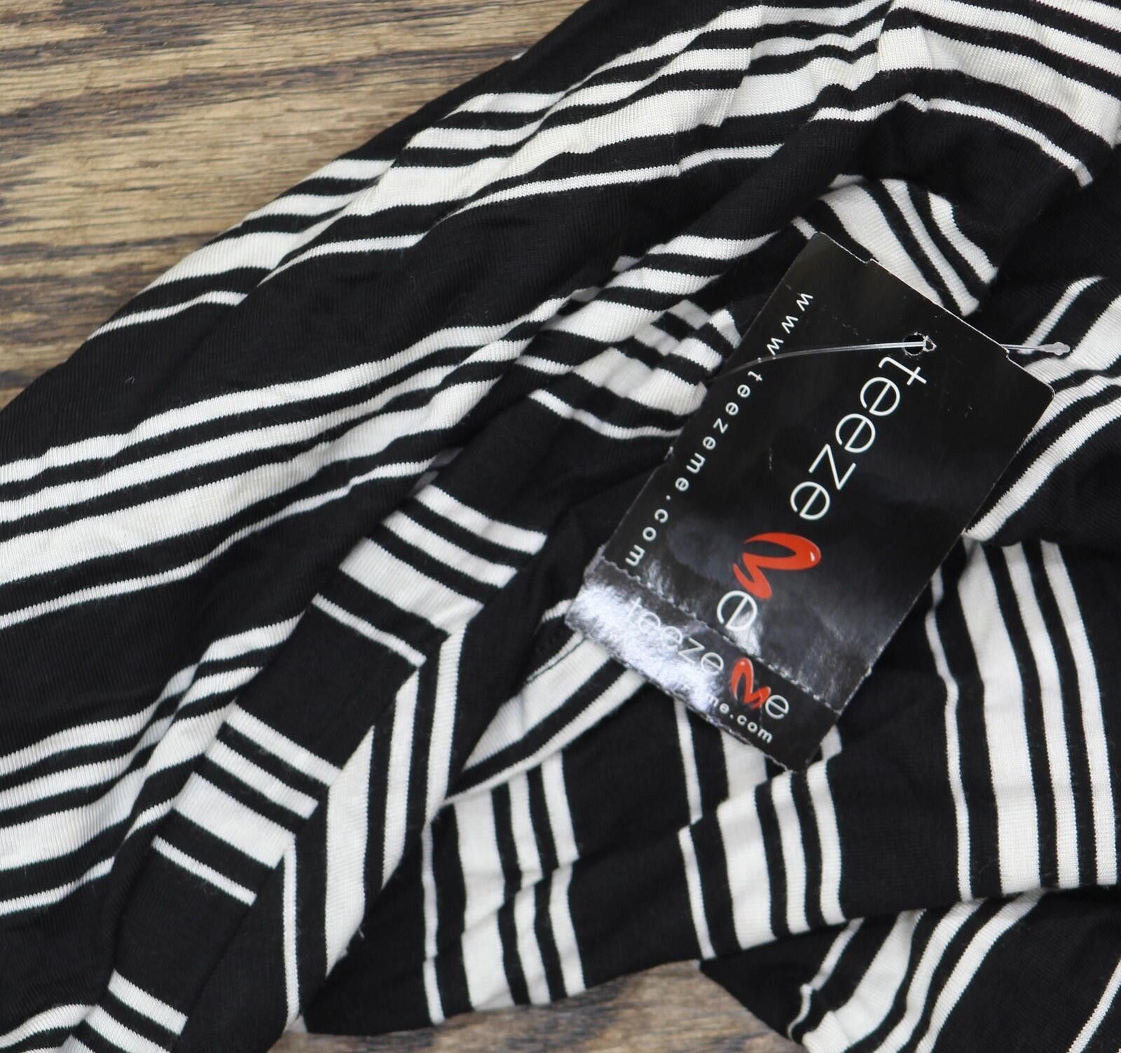 Other Nwt Unedited By Teeze Me Knit Striped Dress Black Multi Xs Size XS / US 0-2 / IT 36-38 - 3 Thumbnail