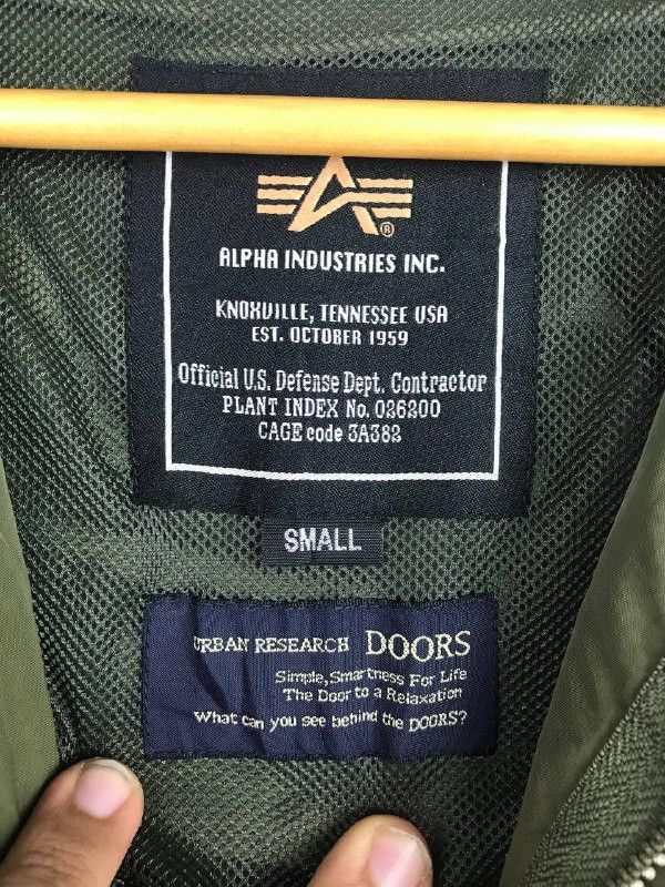 Alpha Industries × URBAN RESEARCH DOORS × Vintage Alpha Industries Urban Research Tactical super Faded Jacket Size US S / EU 44-46 / 1 - 4 Thumbnail