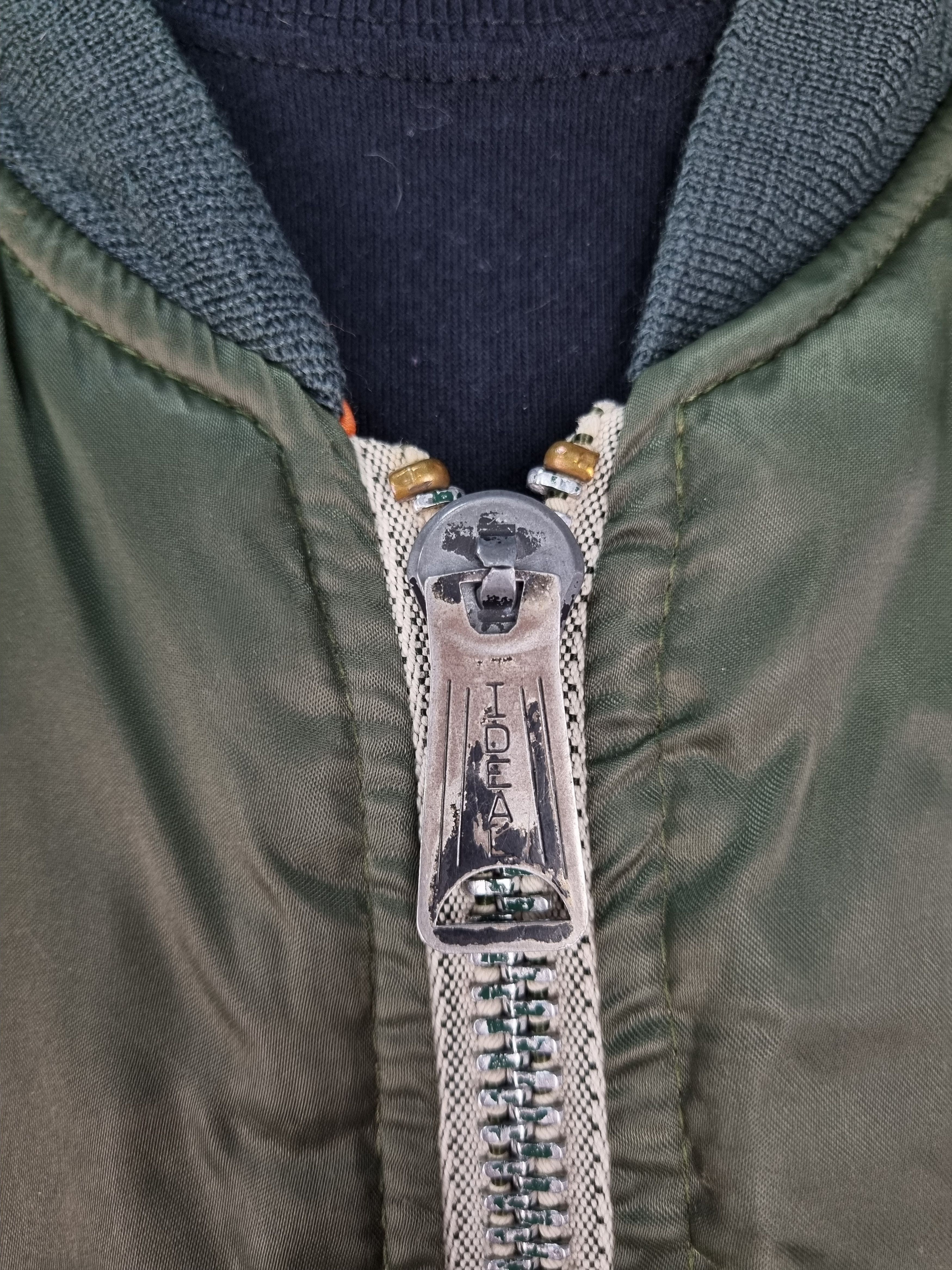 Vintage Destroyed Aviator Dirty Military Nylon Bomber Size US M / EU 48-50 / 2 - 11 Thumbnail