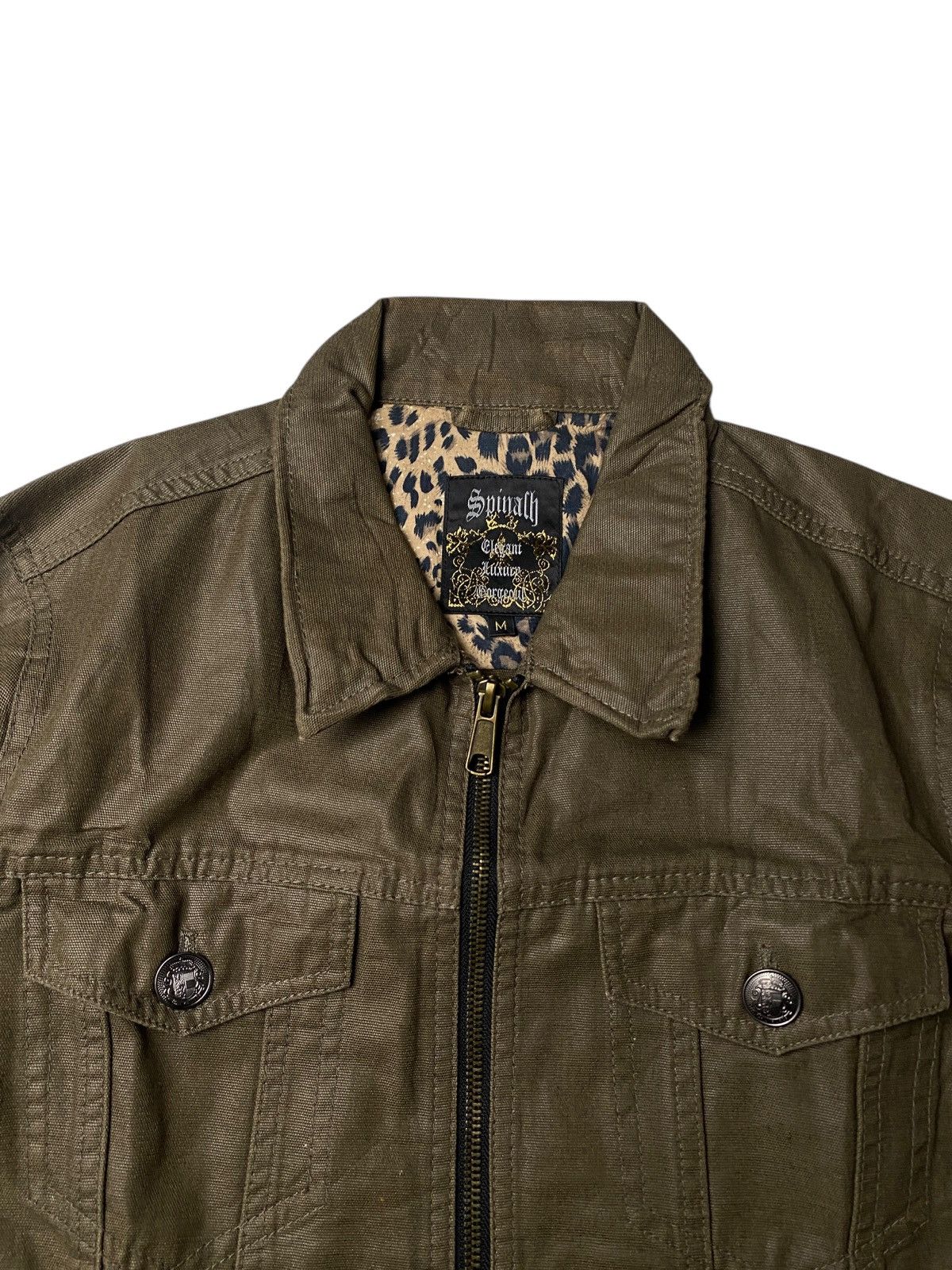 Le Grande Bleu (L.G.B.) 2000's Spinalh Leopard Pattern Zip Jacket Size US M / EU 48-50 / 2 - 3 Thumbnail