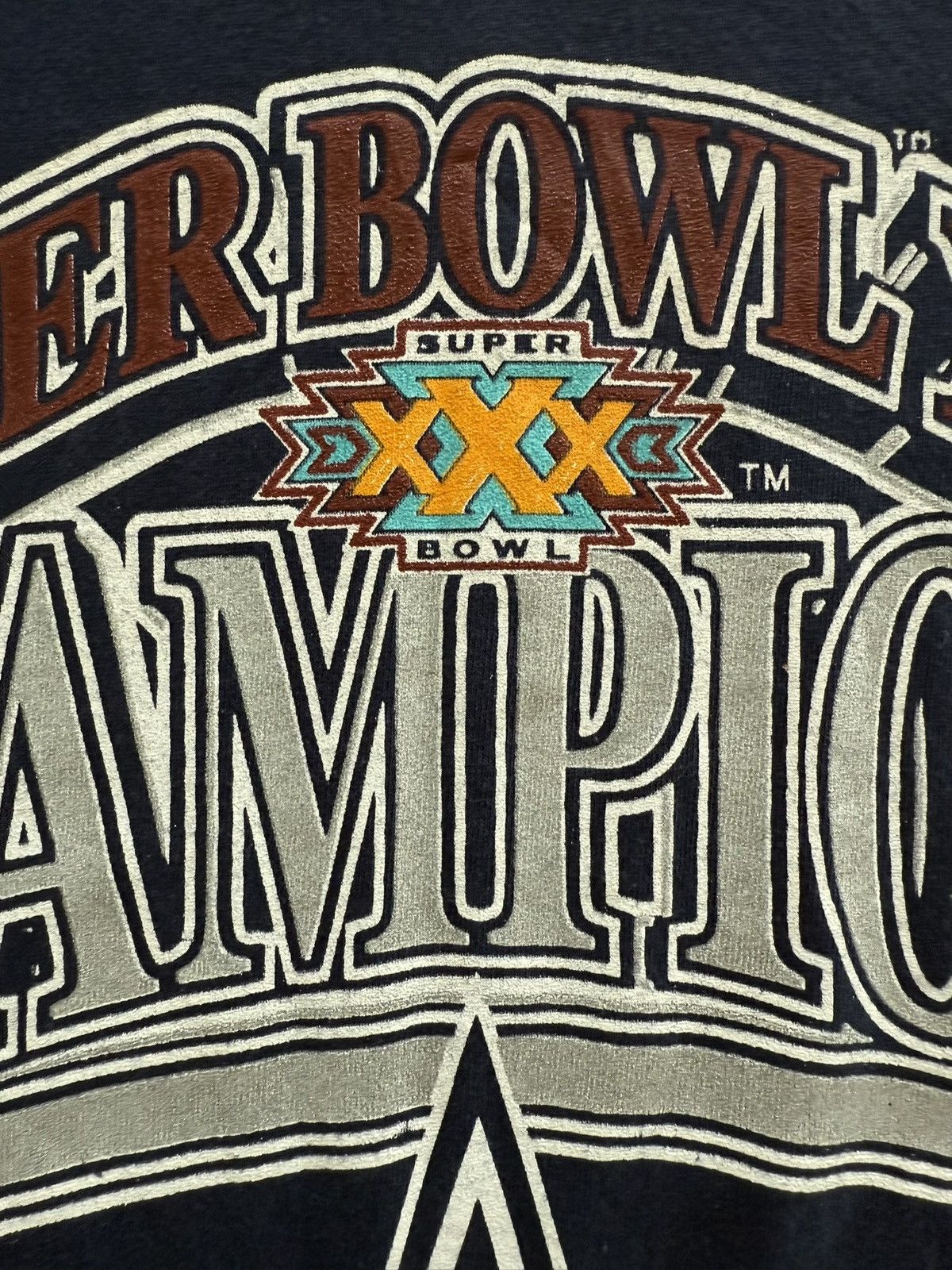 Hanes Vintage ‘96 Dallas Cowboys Super Bowl NFL Champions football Size US XL / EU 56 / 4 - 6 Thumbnail