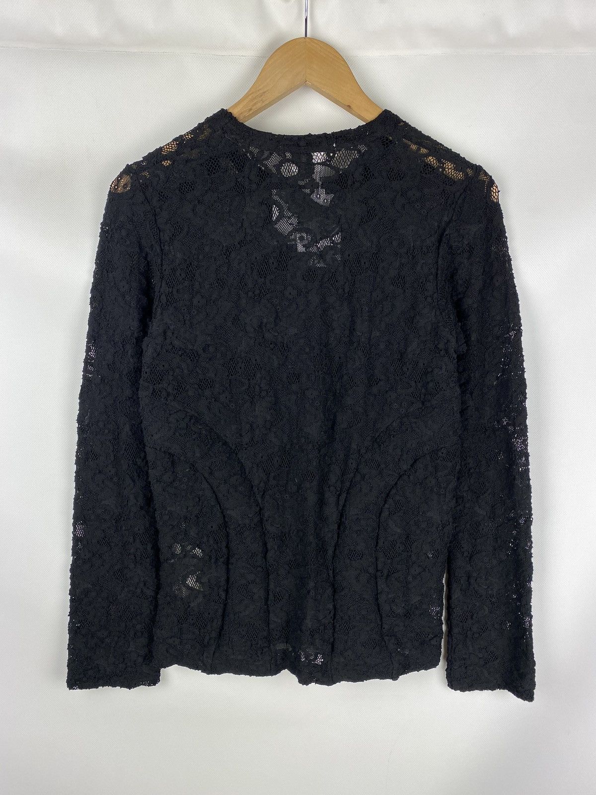Comme des Garcons BNWT! Comme Des Garçons floral lace long sleeve top tunic Size S / US 4 / IT 40 - 14 Thumbnail