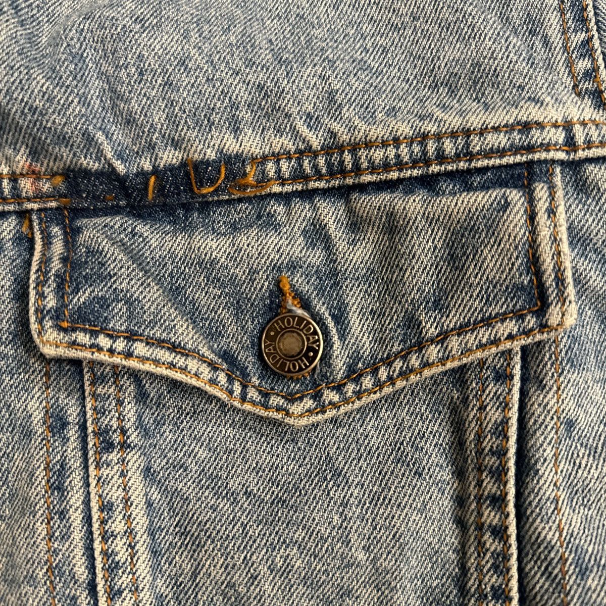 Vintage Jean Jacket 90s Size S / US 4 / IT 40 - 2 Thumbnail