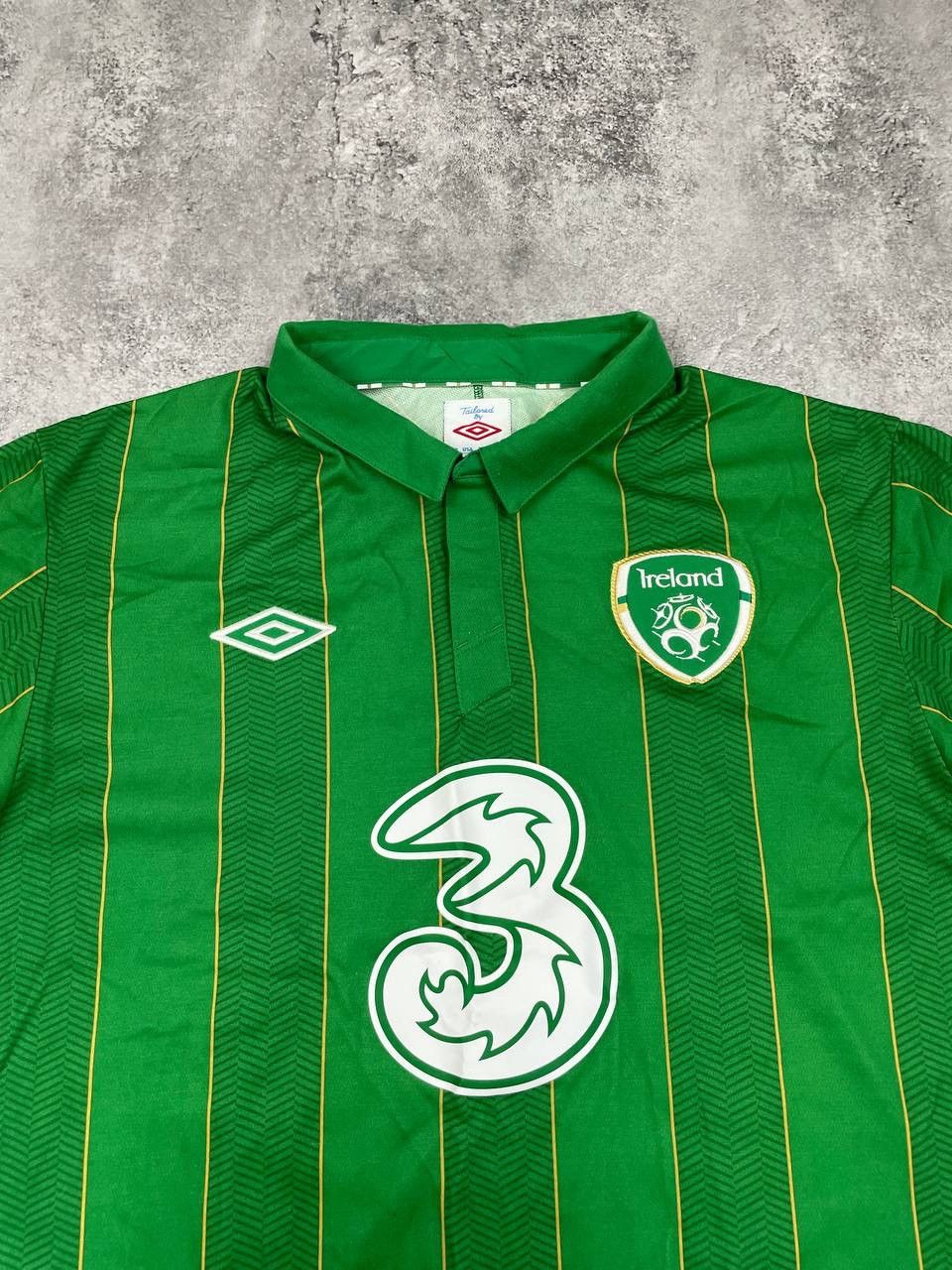Umbro Umbro Ireland Men Home Football2011/12 Green Jersey Size US XL / EU 56 / 4 - 2 Thumbnail