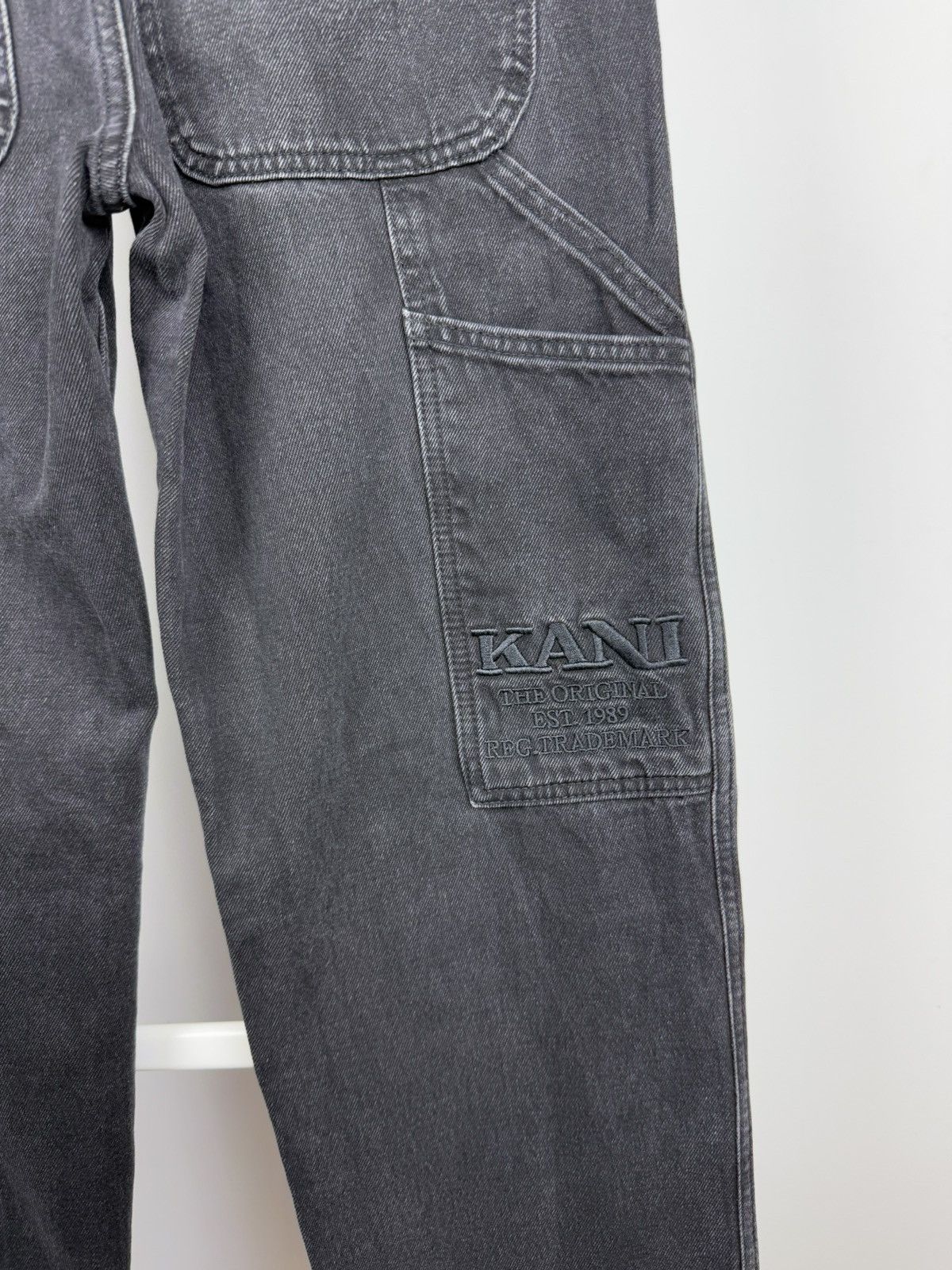 Karl Kani Karl Kani Washed Black Denim Jeans Pants Size US 31 - 4 Thumbnail