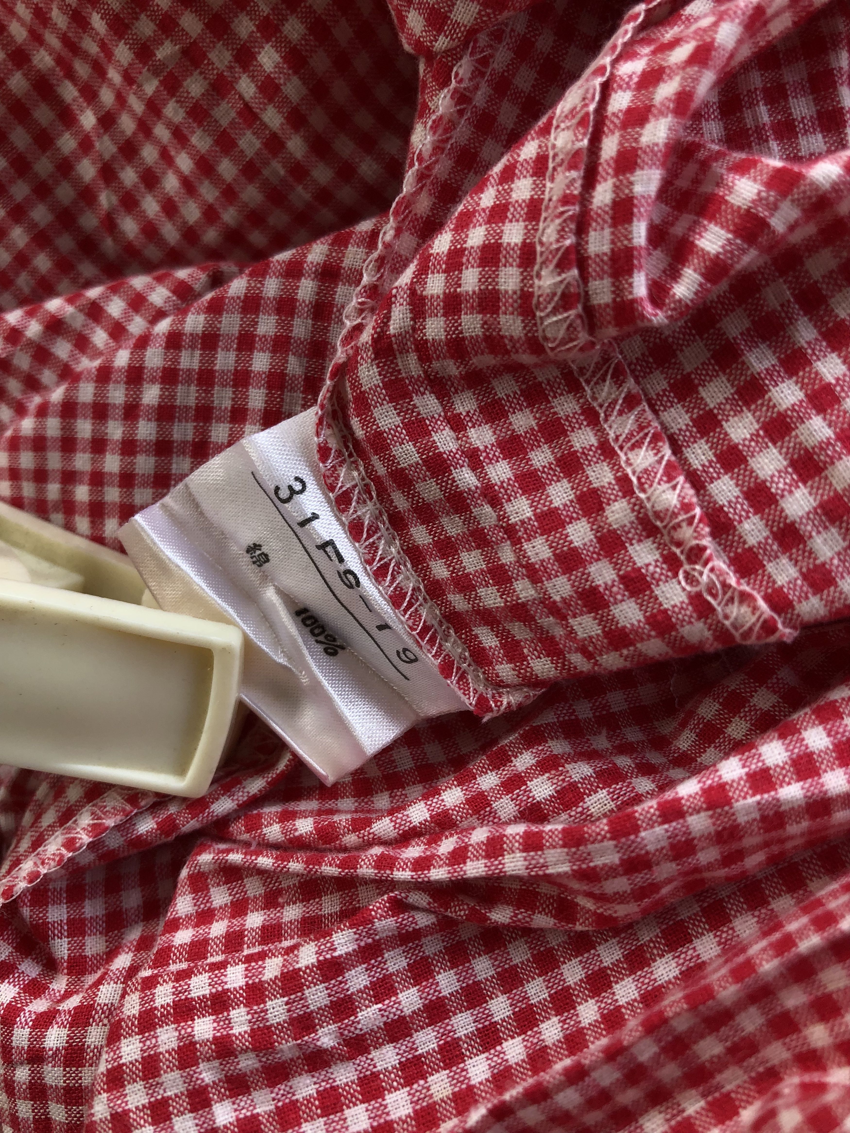 Japanese Brand 80s A.O. Atsuki Onishi Gingham skirt Size 26" / US 2 / IT 38 - 3 Thumbnail