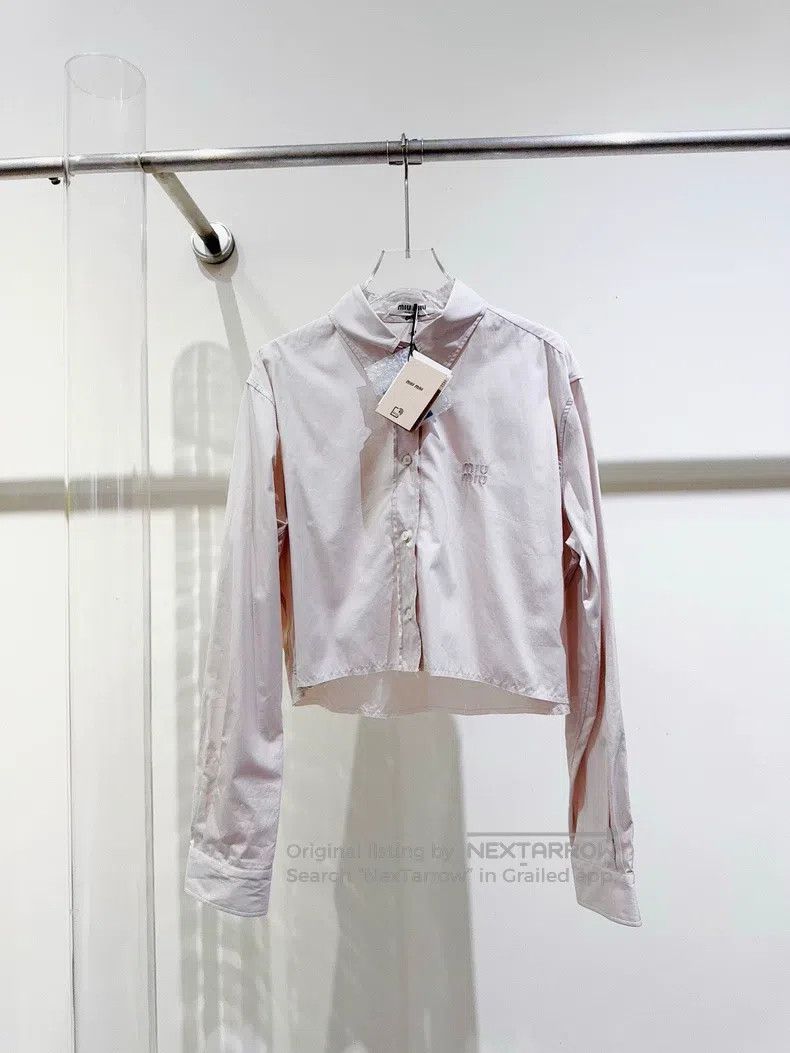 Miu Miu Miu Miu 42 24 spring and summer light pink shirt Size M / US 6-8 / IT 42-44 - 1 Thumbnail