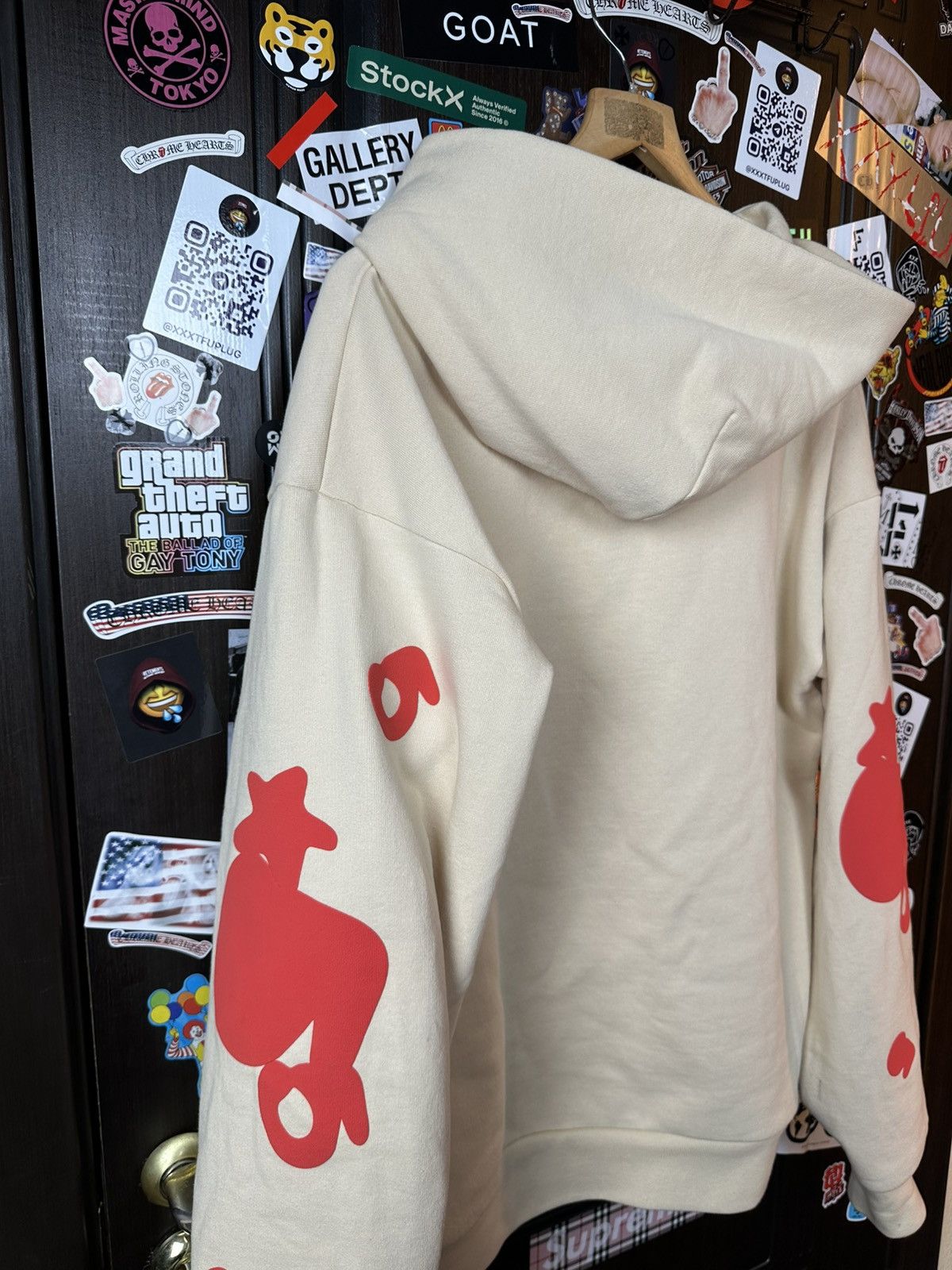 Sp5der Sp5der Worldwide Cream Beluga Hoodie Size US L / EU 52-54 / 3 - 5 Thumbnail