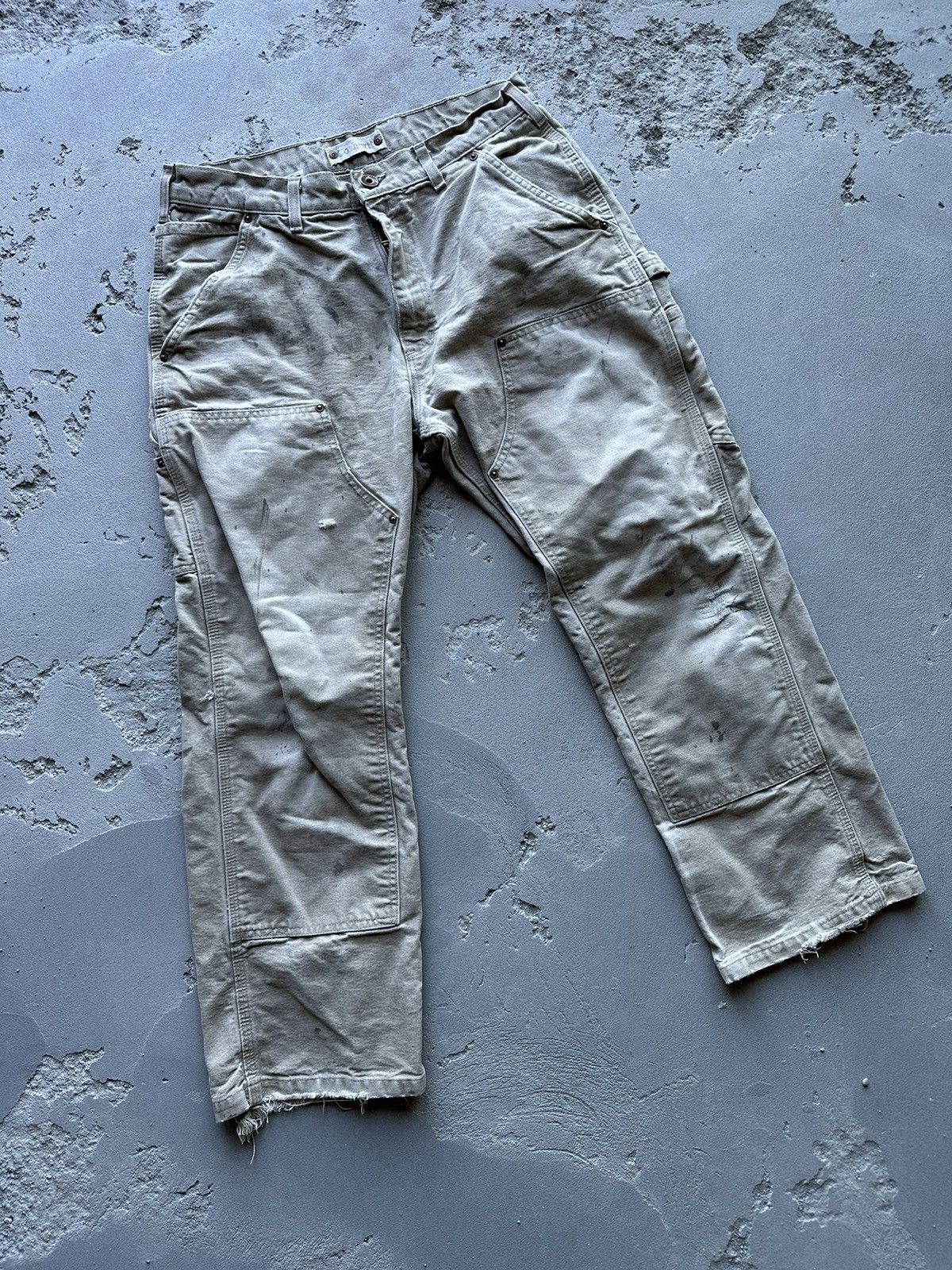 Vintage 90s Distressed Carhartt Double Knee Pants