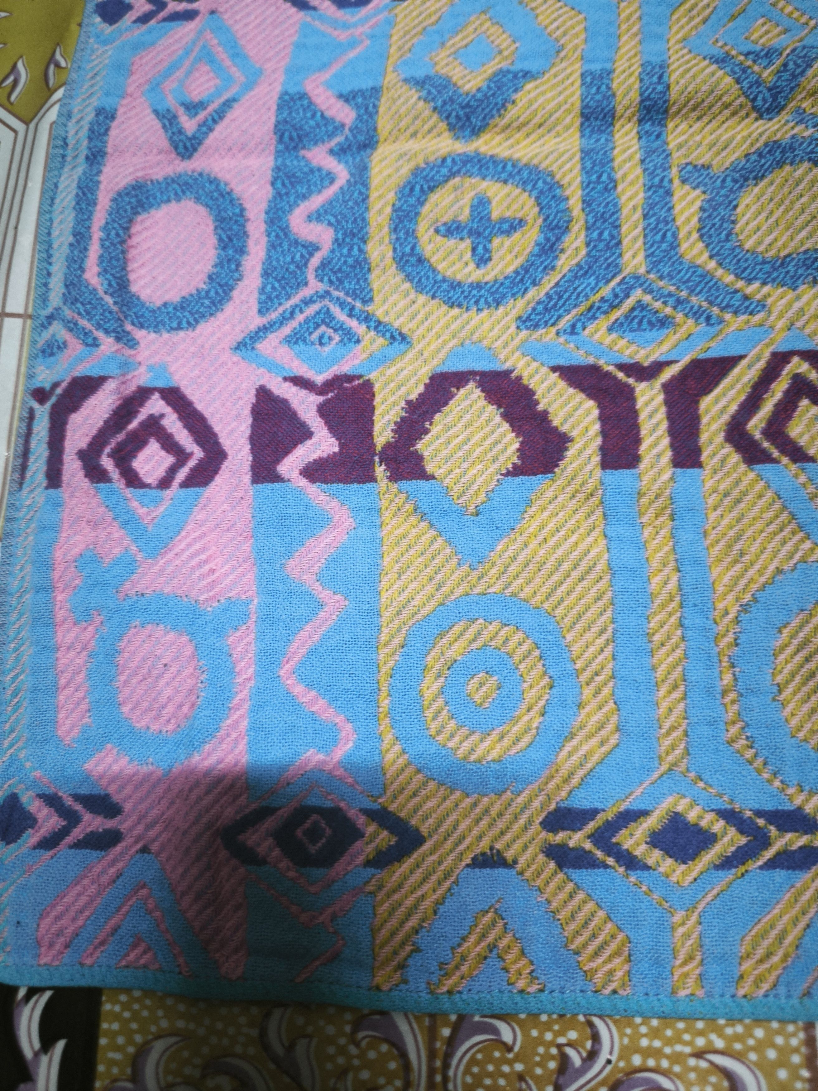Vivienne Westwood Geometric Fullprint Woven Square Hand Towel/Kerchief Size ONE SIZE - 3 Thumbnail